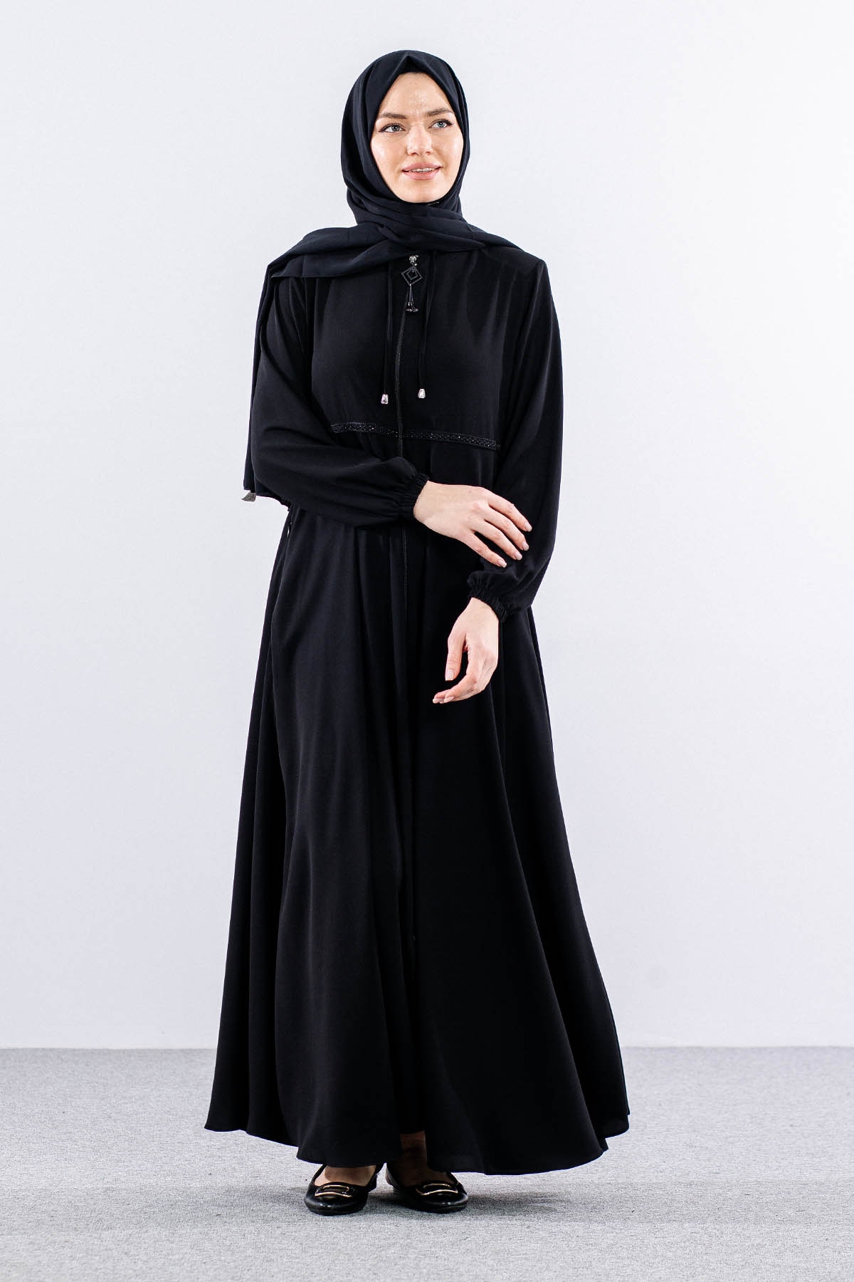 2241 Ferace 42-52 - Siyah  - - 2