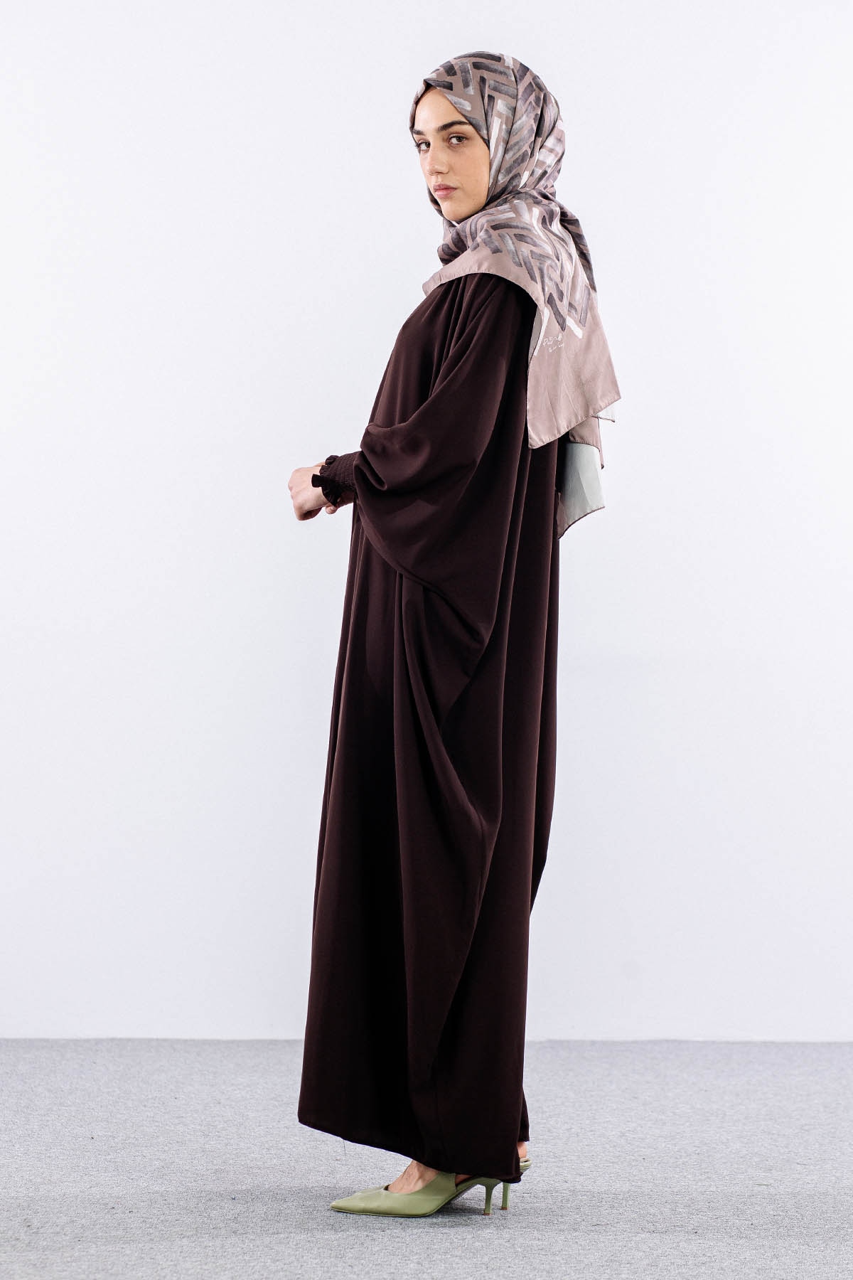 2245 Yarasa Ferace Tek - Kahve  - - 3