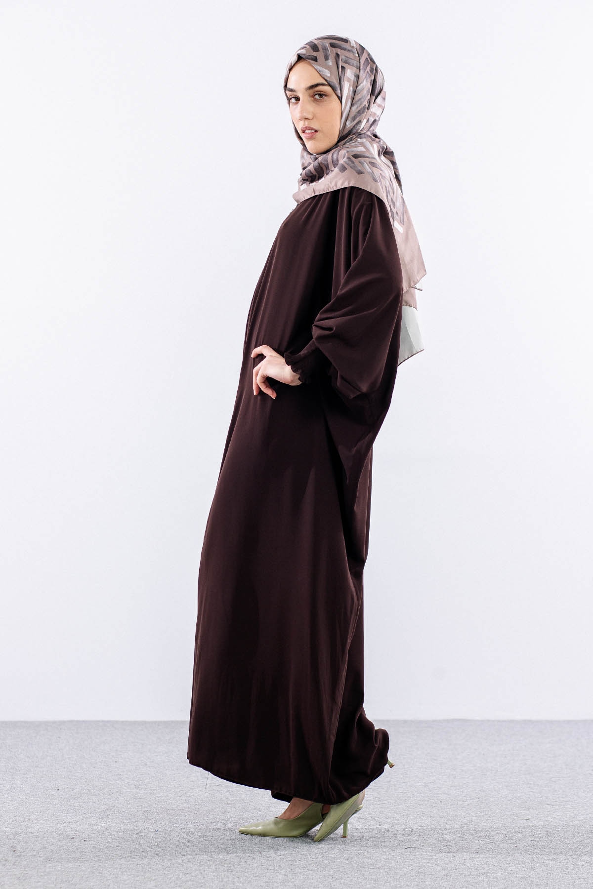 2245 Yarasa Ferace Tek - Kahve  - - 4