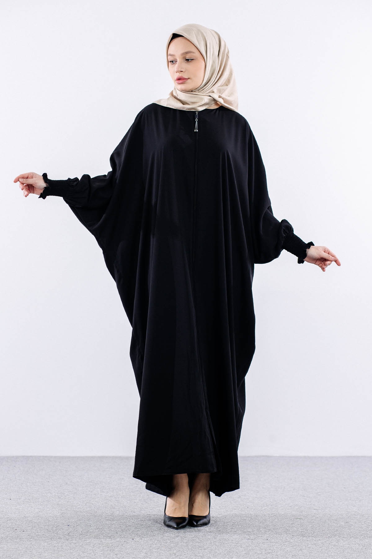 2245 Yarasa Ferace Tek - Siyah  - - 1