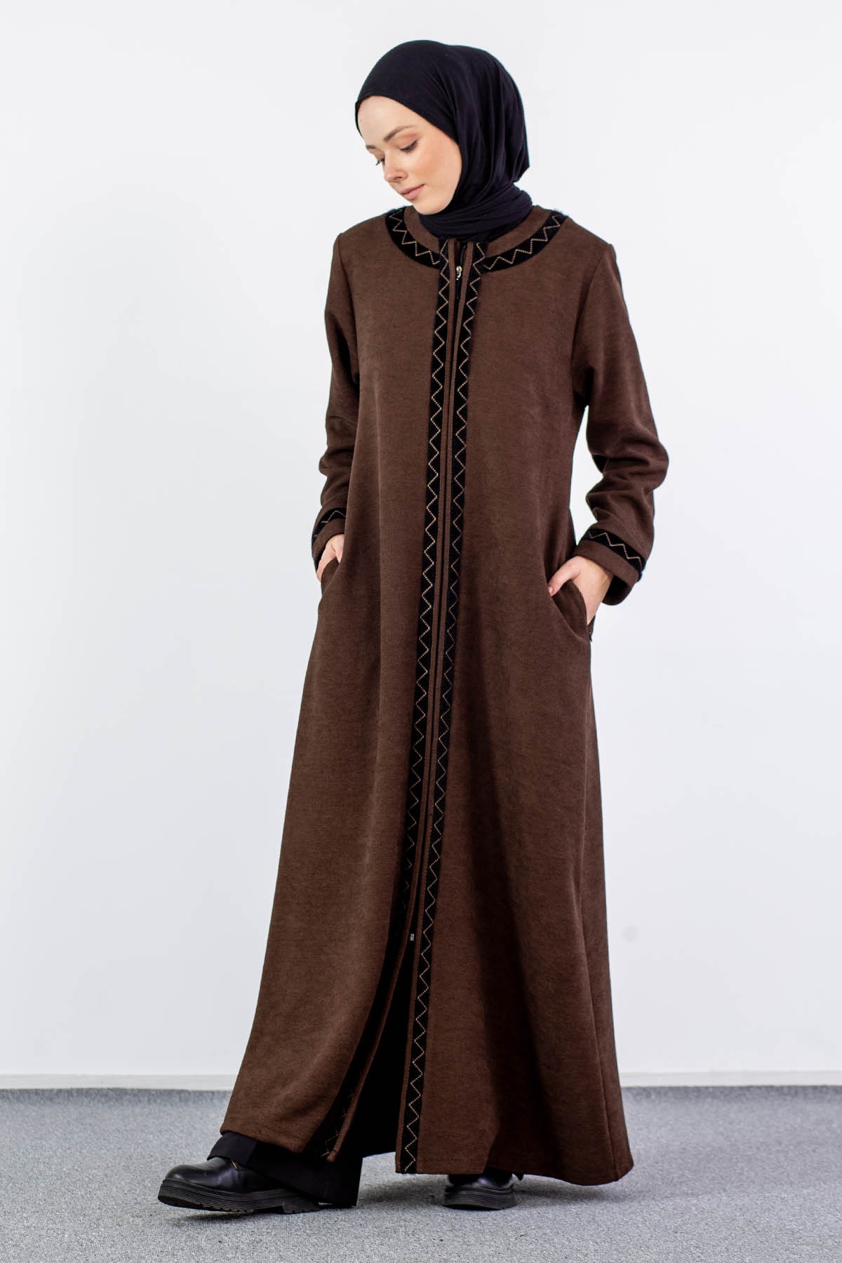 2251 Ferace 46-56 - Kahve - 2