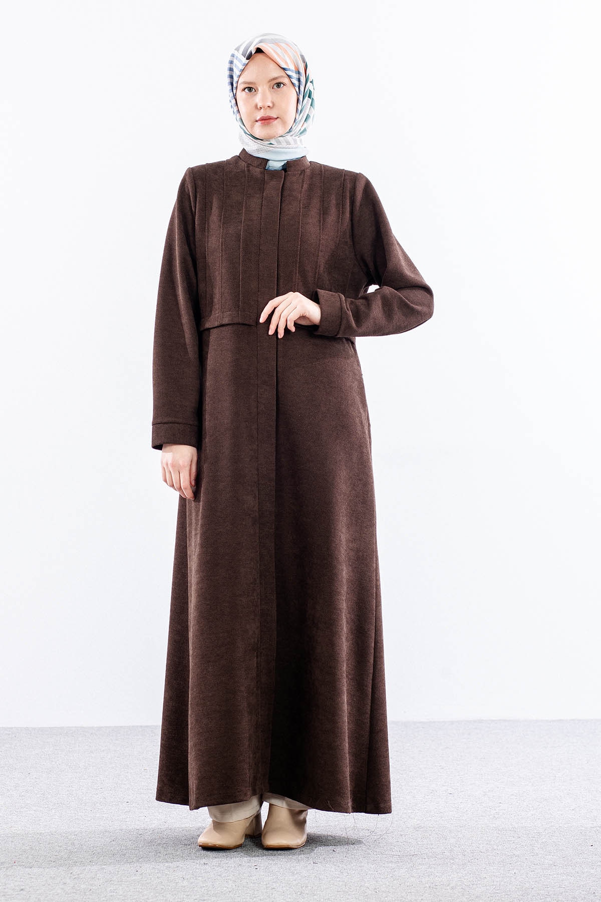 2256 Ferace 42-52 Sonil Kumas - Kahve - 1