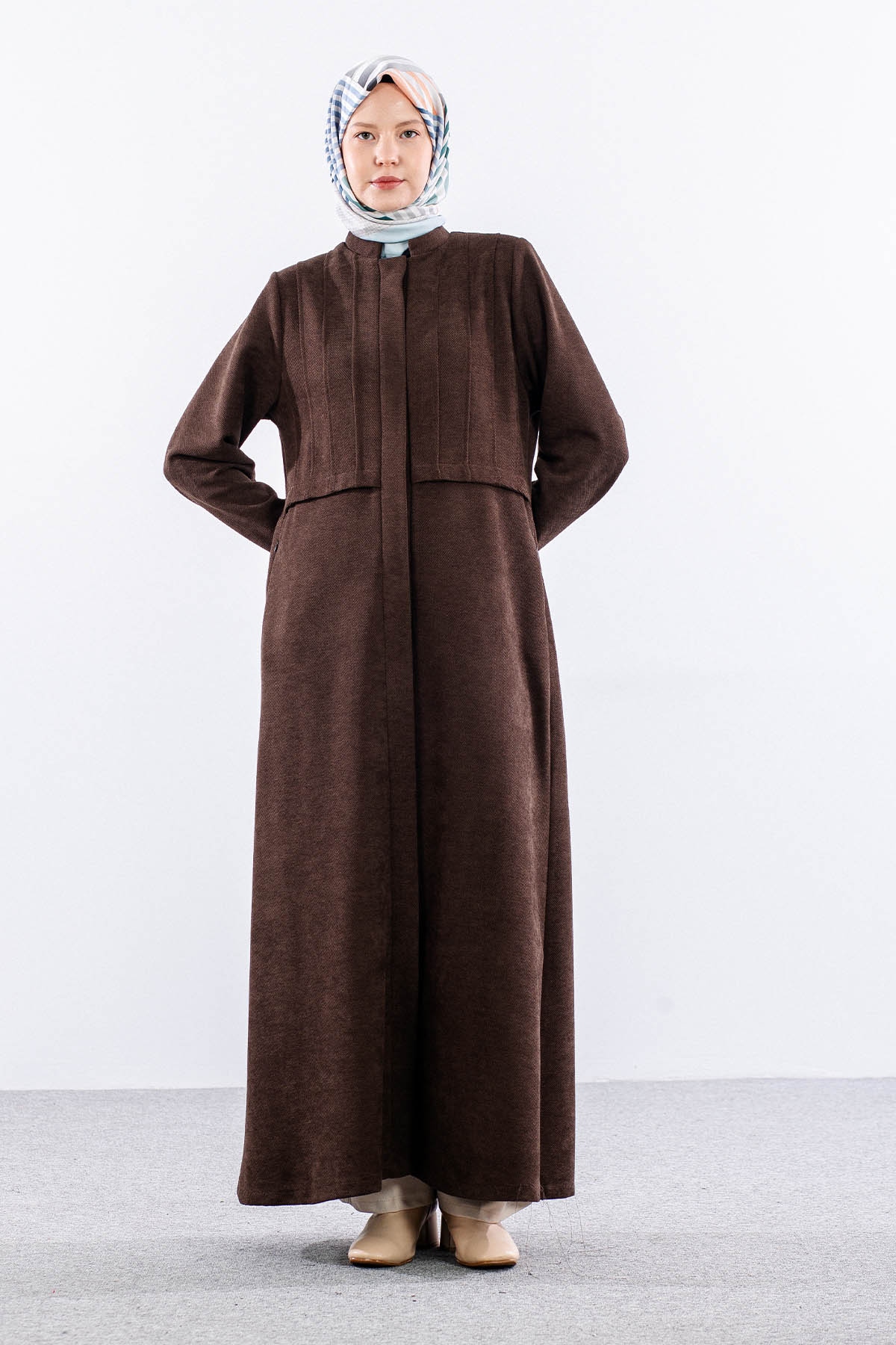 2256 Ferace 42-52 Sonil Kumas - Kahve - 2