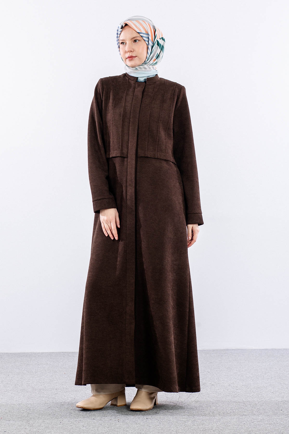 2256 Ferace 42-52 Sonil Kumas - Kahve - 3