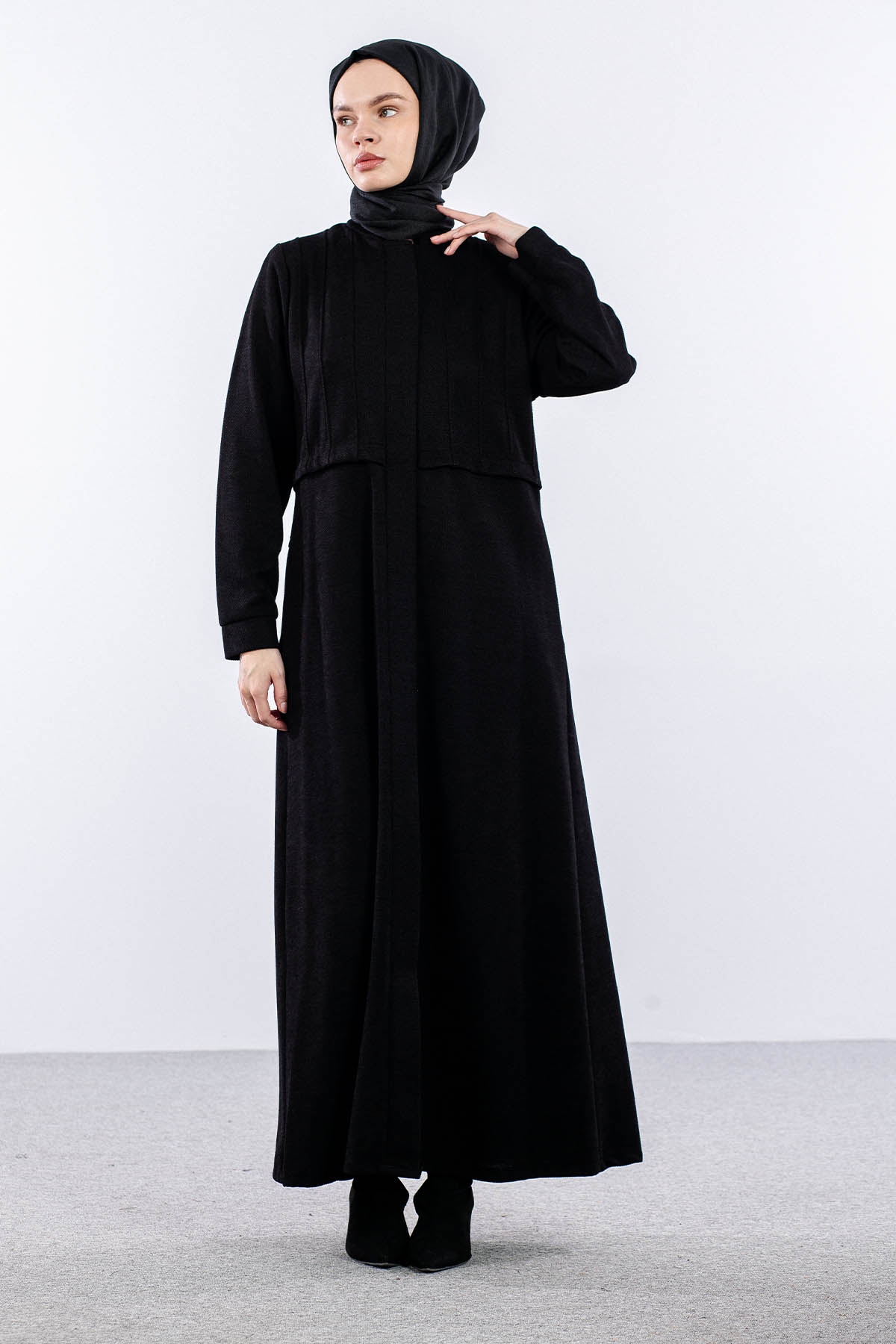 2256 Ferace 42-52 Sonil Kumas - Siyah - 3