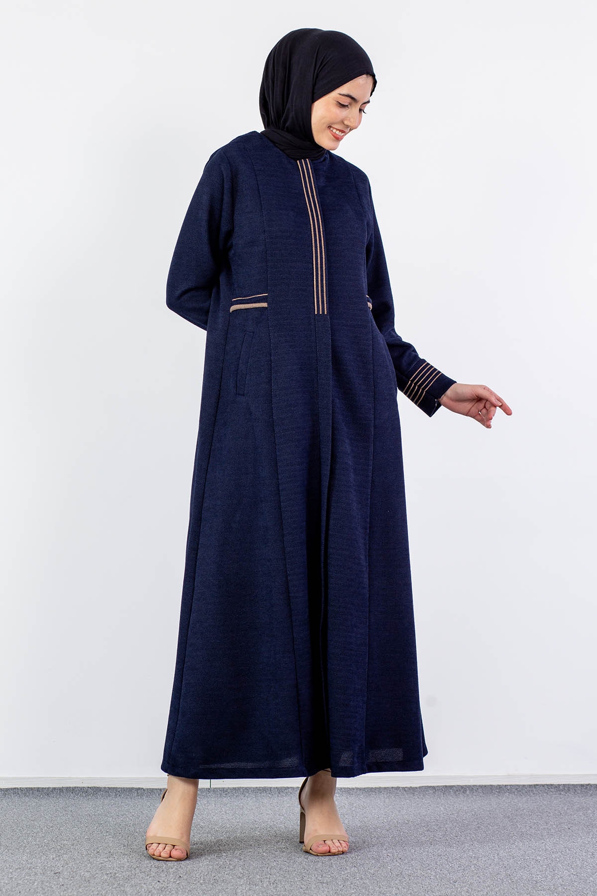 2257 Ferace 42-52 - Lacivert_bej - 1