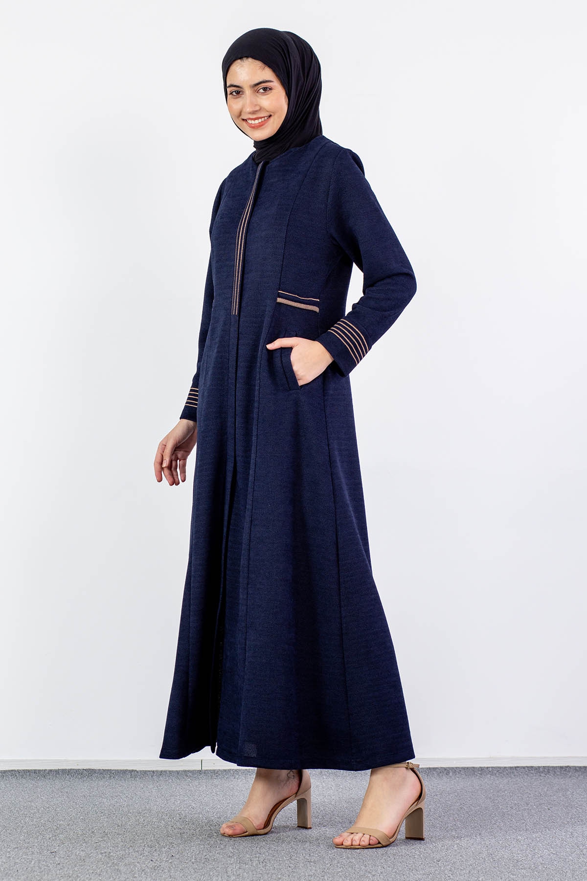 2257 Ferace 42-52 - Lacivert_bej - 2