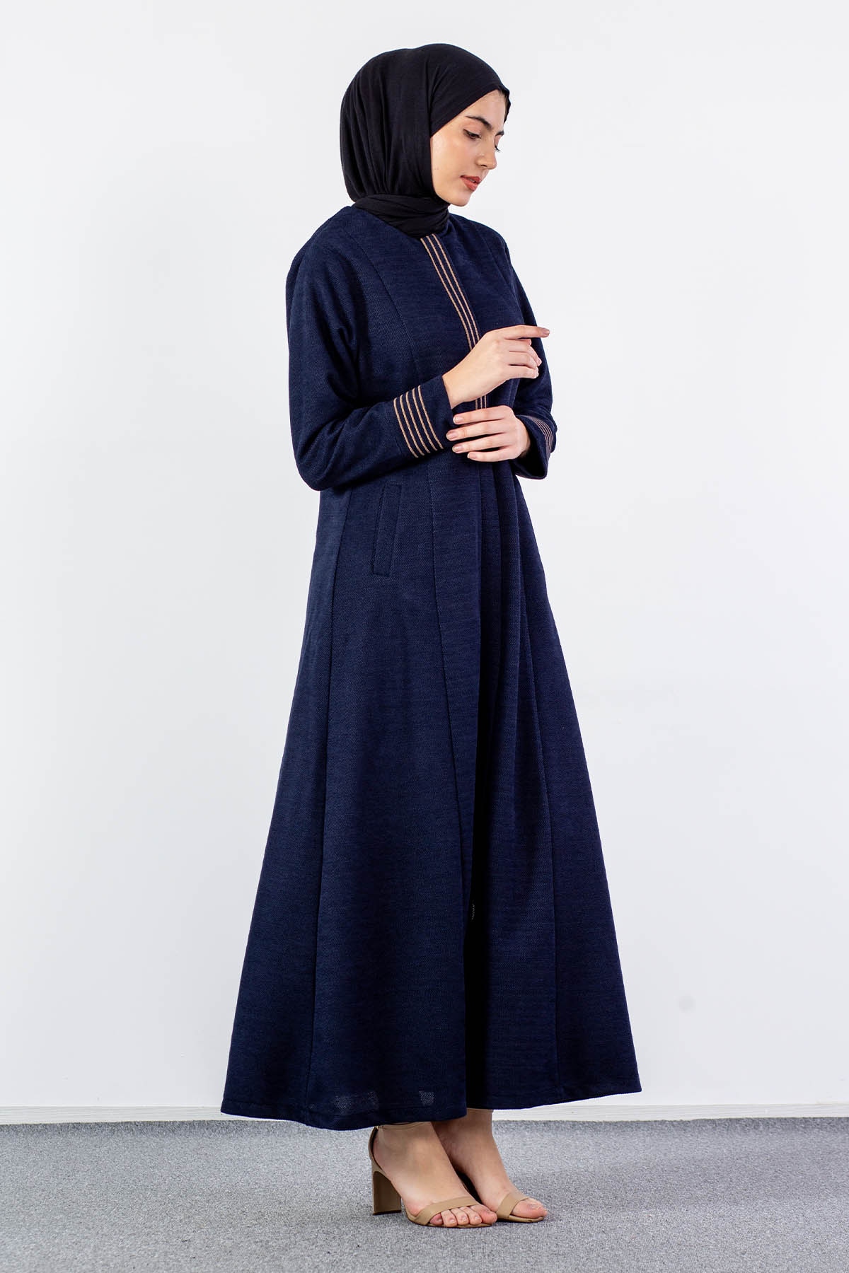 2257 Ferace 42-52 - Lacivert_bej - 3