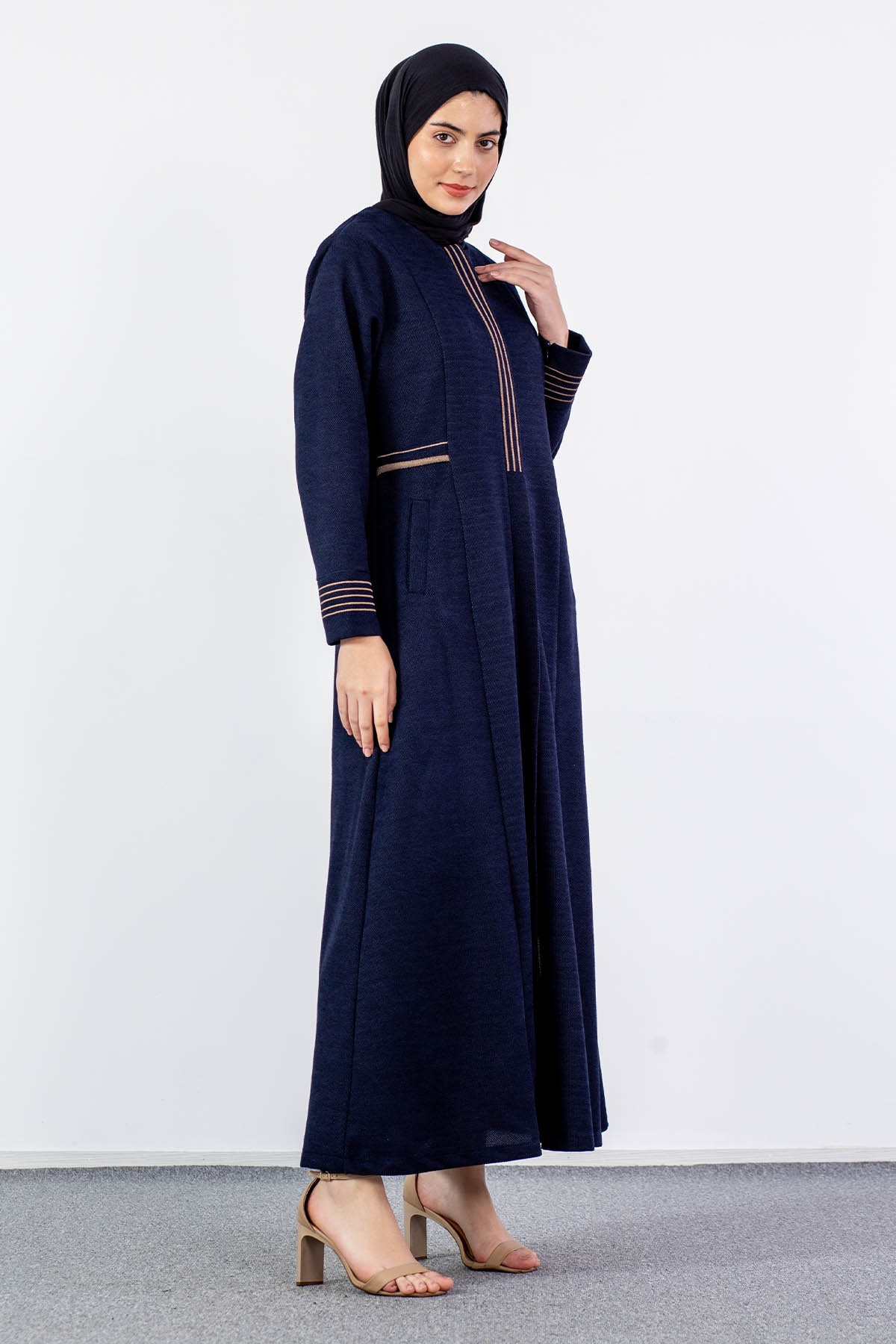 2257 Ferace 42-52 - Lacivert_bej - 4