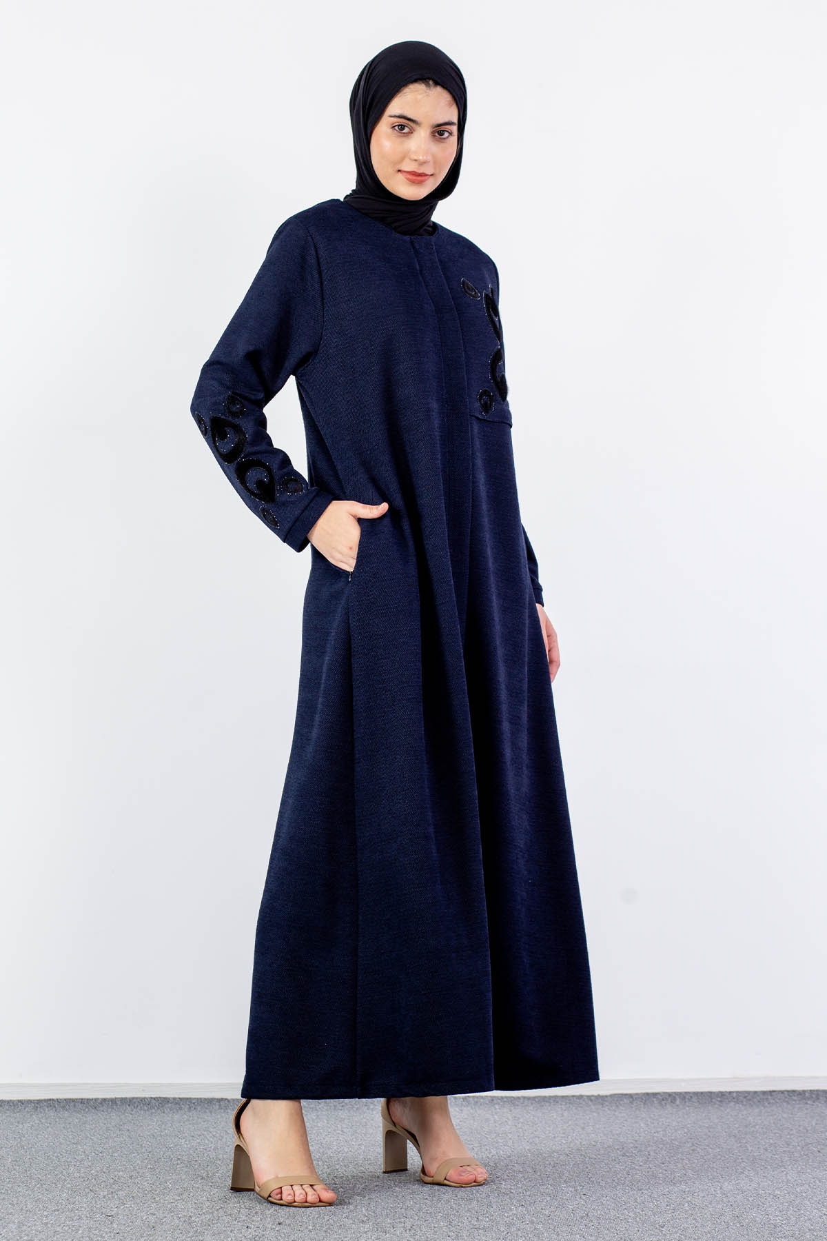 2260 Ferace 46-56 Nakiş - Lacivert - 2