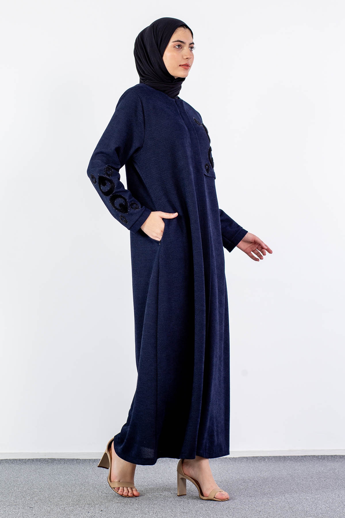 2260 Ferace 46-56 Nakiş - Lacivert - 3