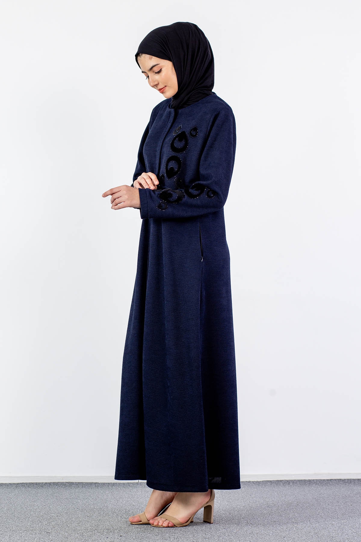 2260 Ferace 46-56 Nakiş - Lacivert - 4