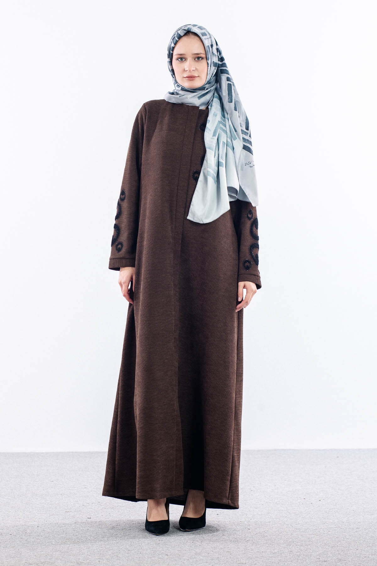 2260 Ferace 46-56  Sonil Damla Nakis - Kahve - 1