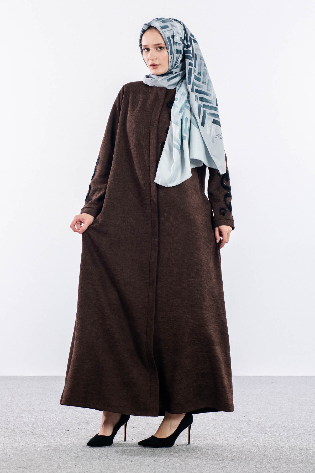 2260 Ferace 46-56  Sonil Damla Nakis - Kahve - 2