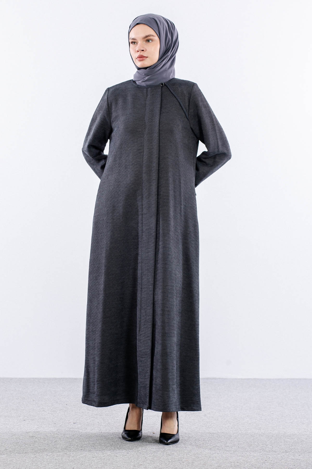 2262 Ferace 42-52 Dalgali Sonil Kumas - Gri - 1