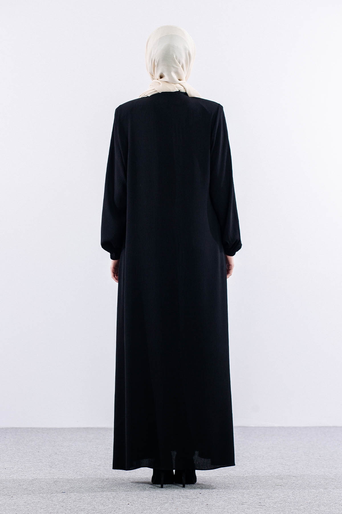 2265 Ferace 42-52 Krep - Siyah - 5