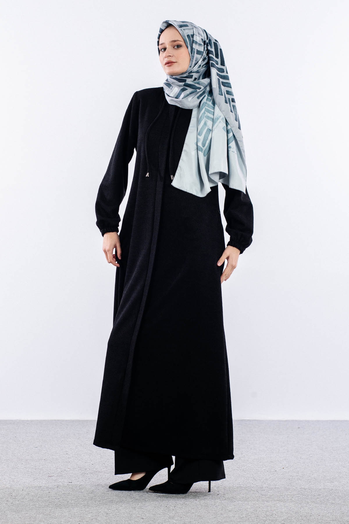 2265 Ferace 42-52 Sonil Kumas - Siyah - 3