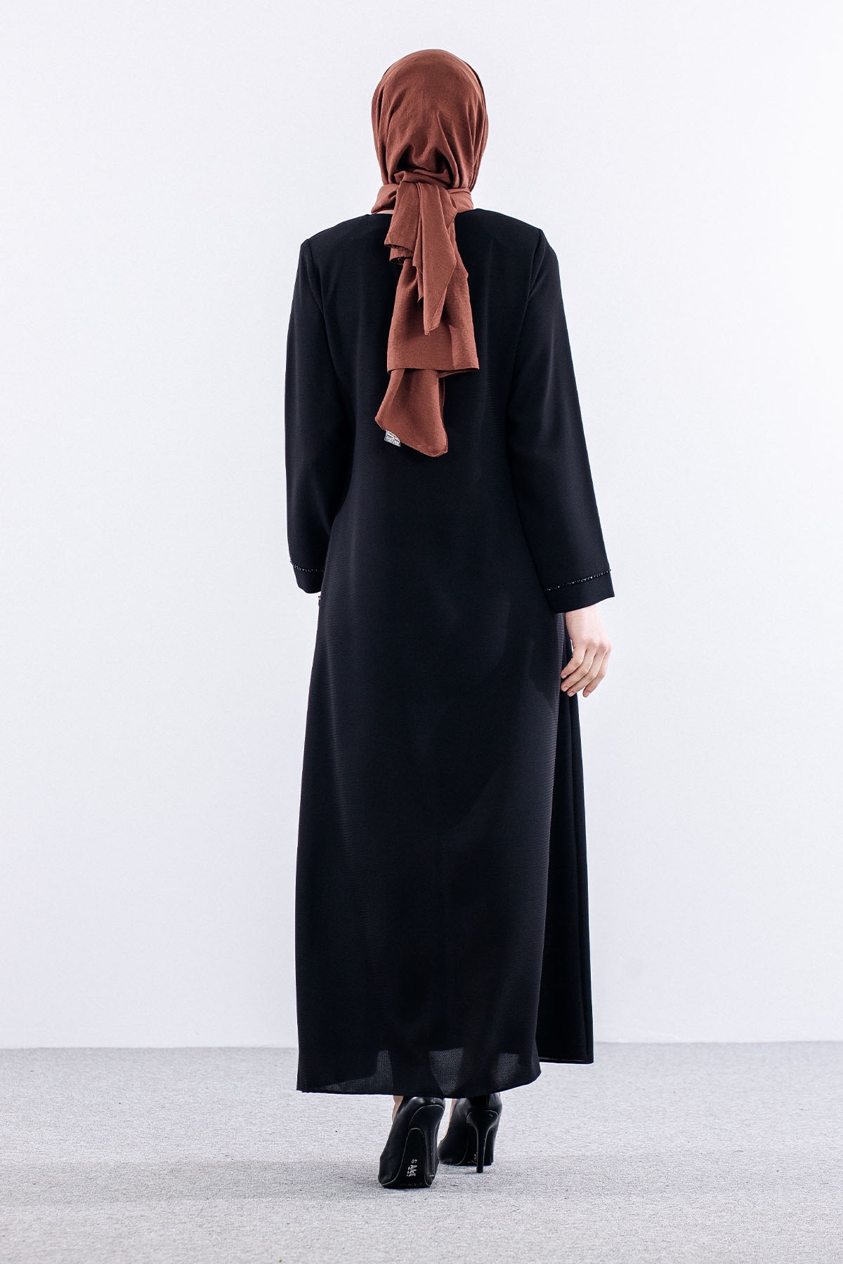 2283 Ferace 42-52 - Siyah - 5