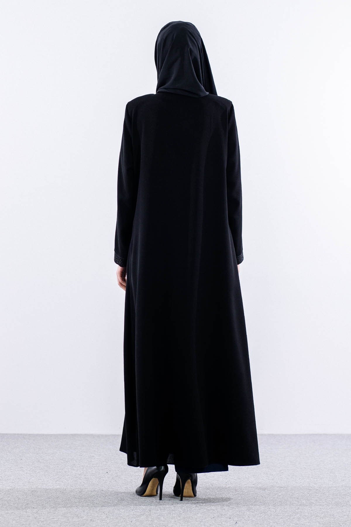 2284 Ferace 46-56 - Siyah - 5