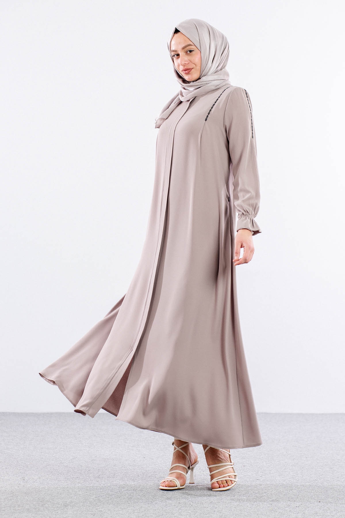 2292 Ferace 38-48 Nkş - Bej - 4