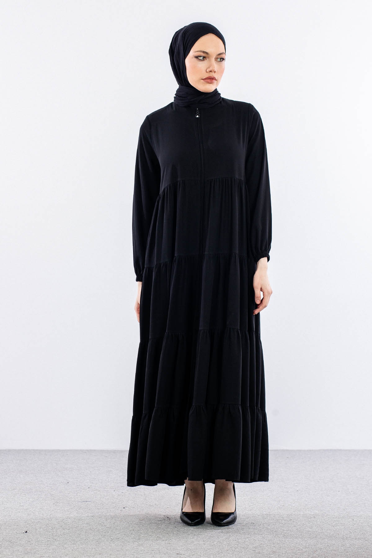 2294 Ferace 40-50 4 Kat - Siyah - 2