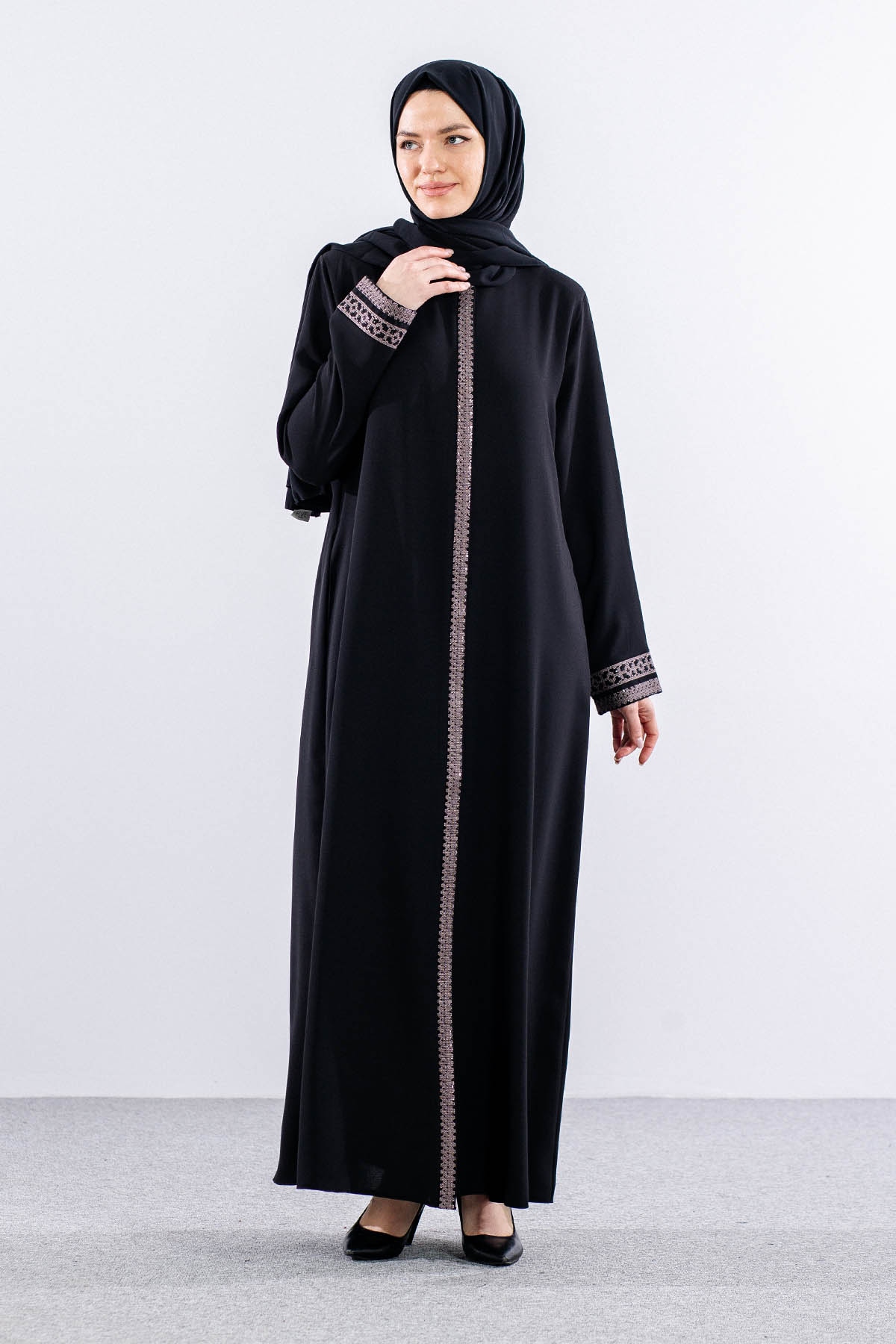 2318 Ferace 46-58 Nks - Siyah - 1