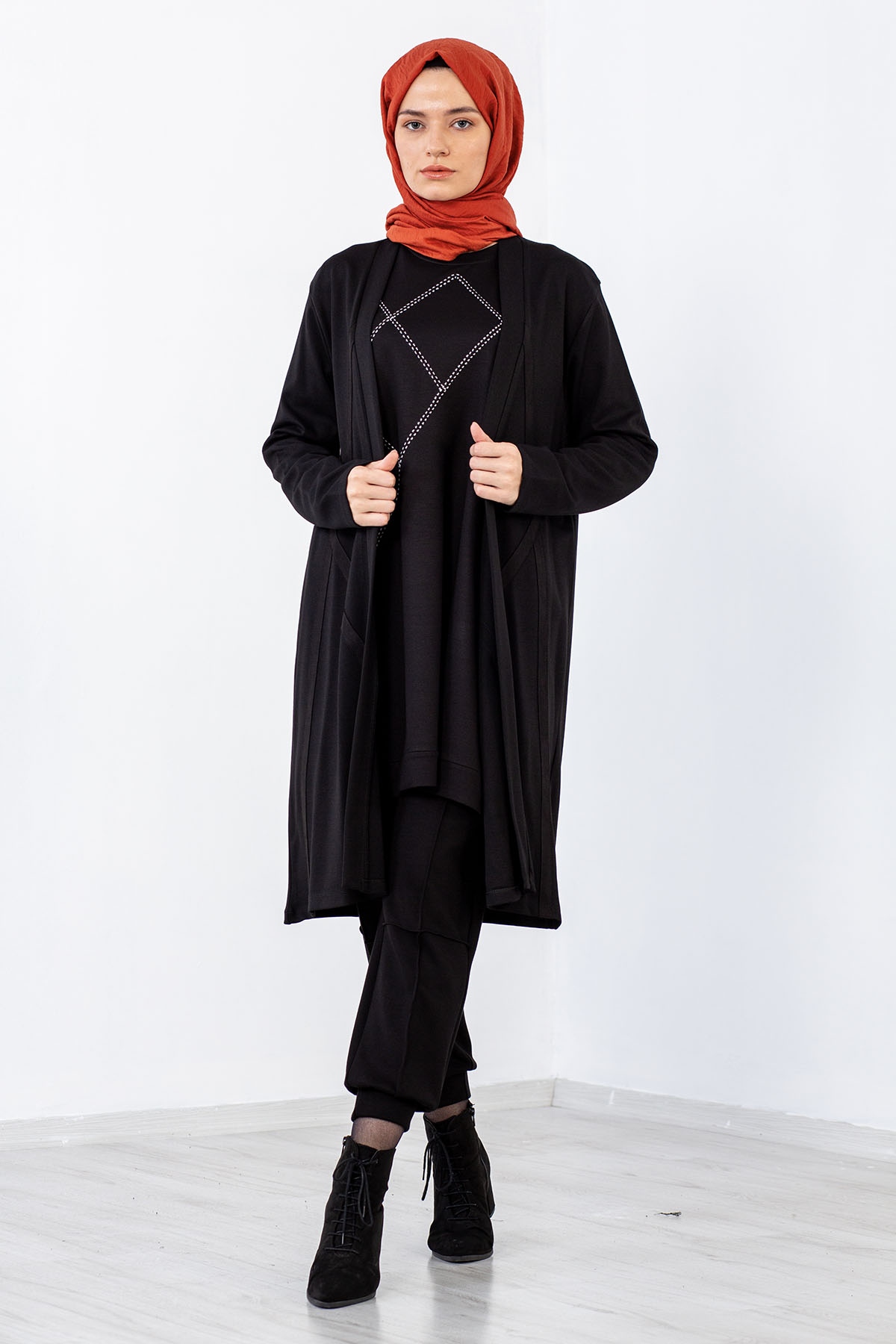 23243 Hirka 44-46-48-50 - Siyah_suet - 1