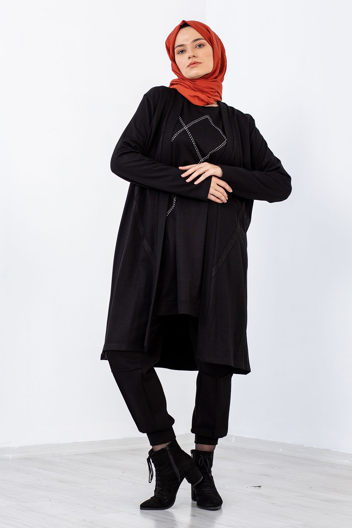 23243 Hirka 44-46-48-50 - Siyah_suet - 3