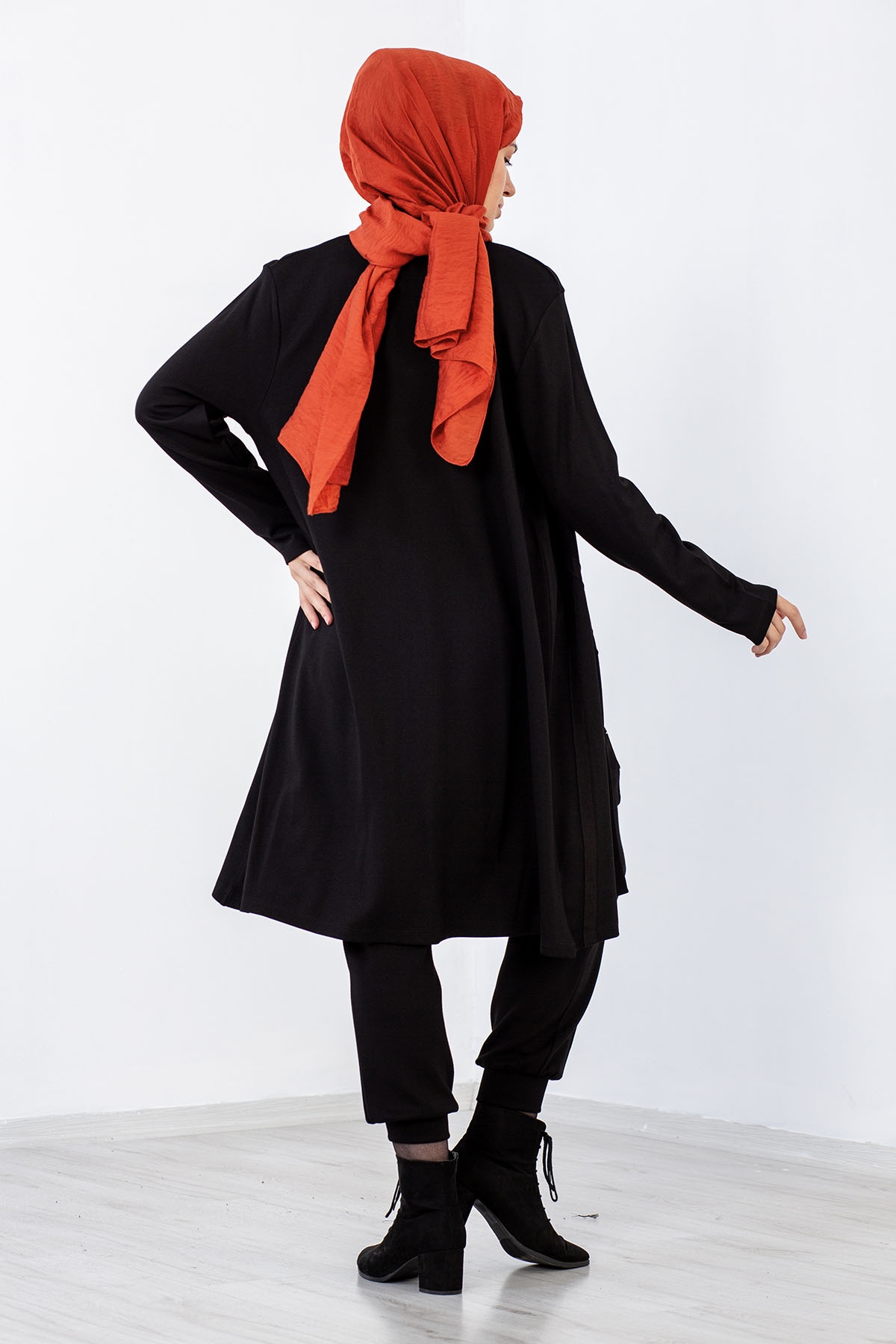 23243 Hirka 44-46-48-50 - Siyah_suet - 4