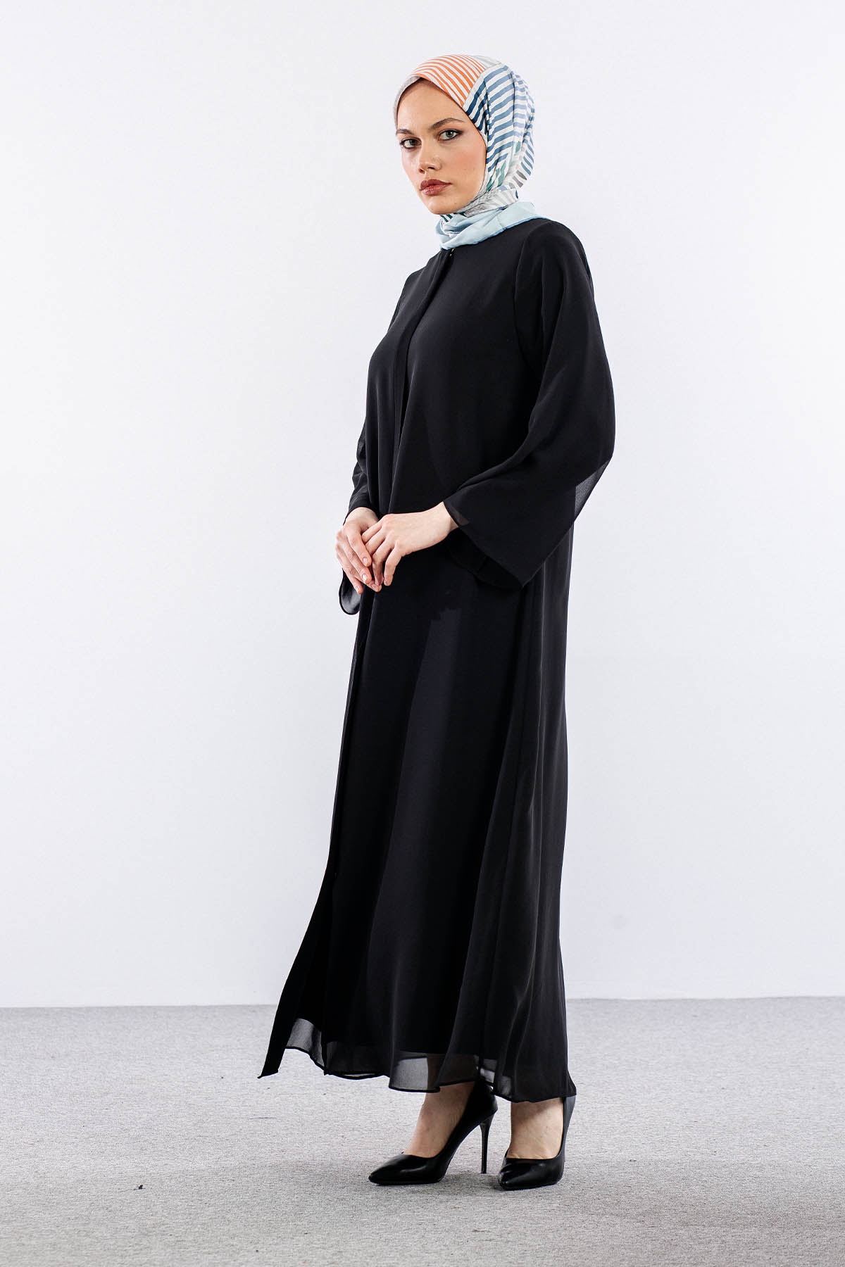 2332 Ferace 40-50 - Siyah - 2