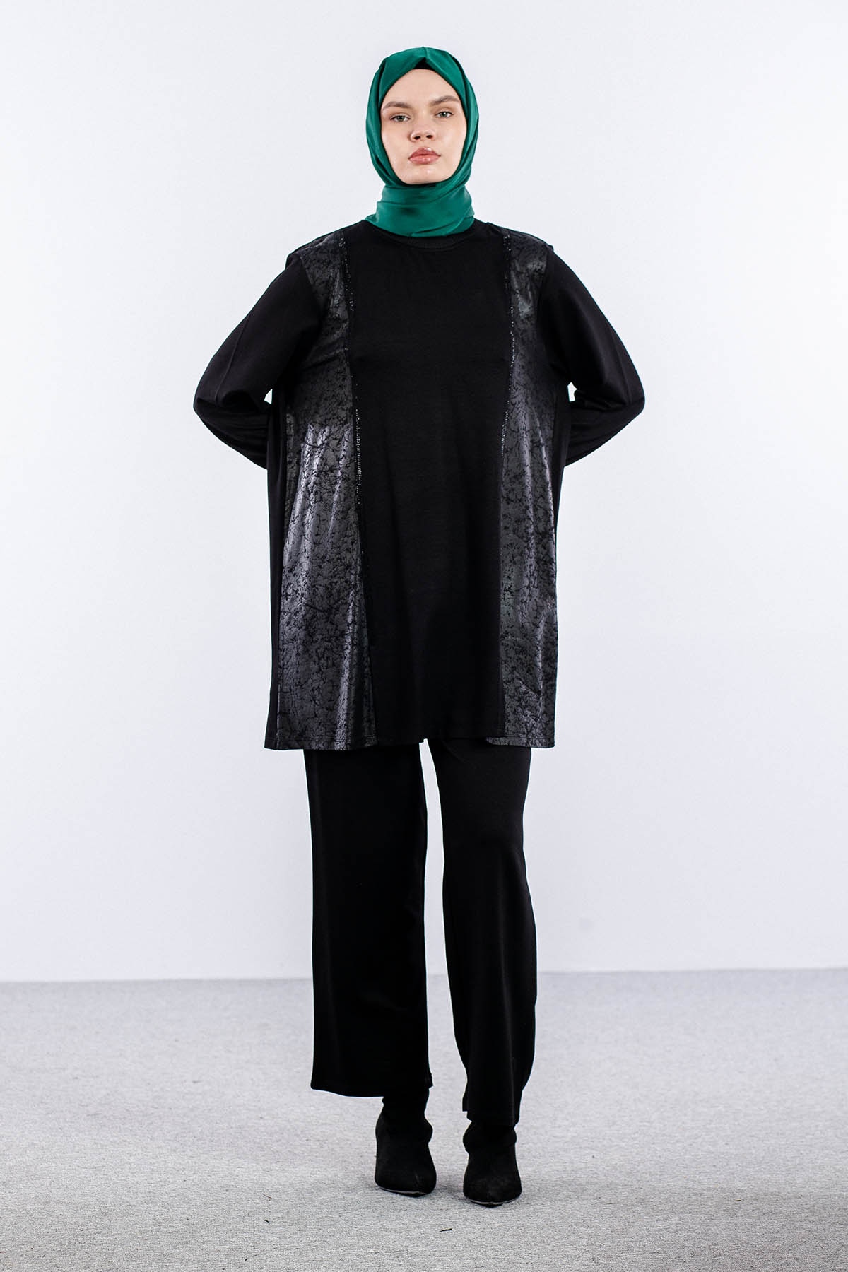 23471 Takim 48-50 - Siyah_k.deri - 1