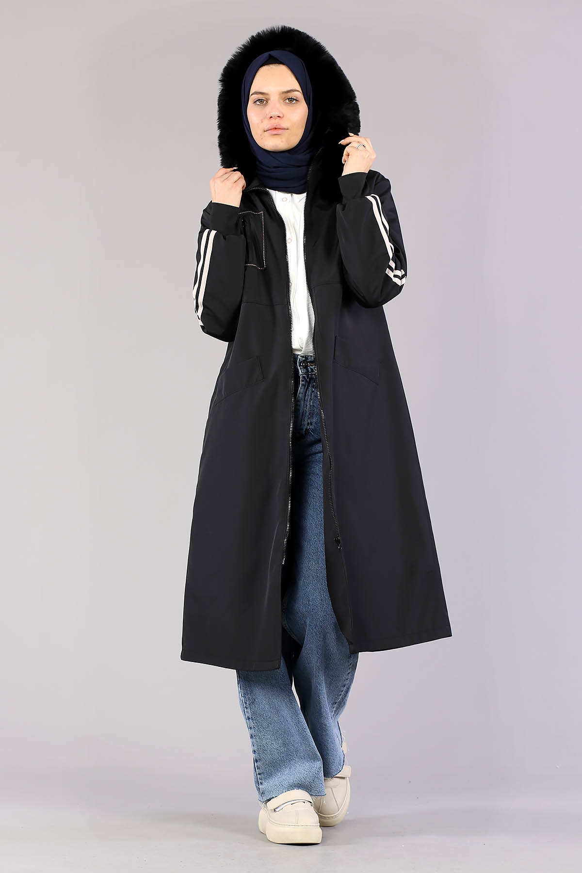 2349 Nakişli Bondit 42-48 - Siyah - 1