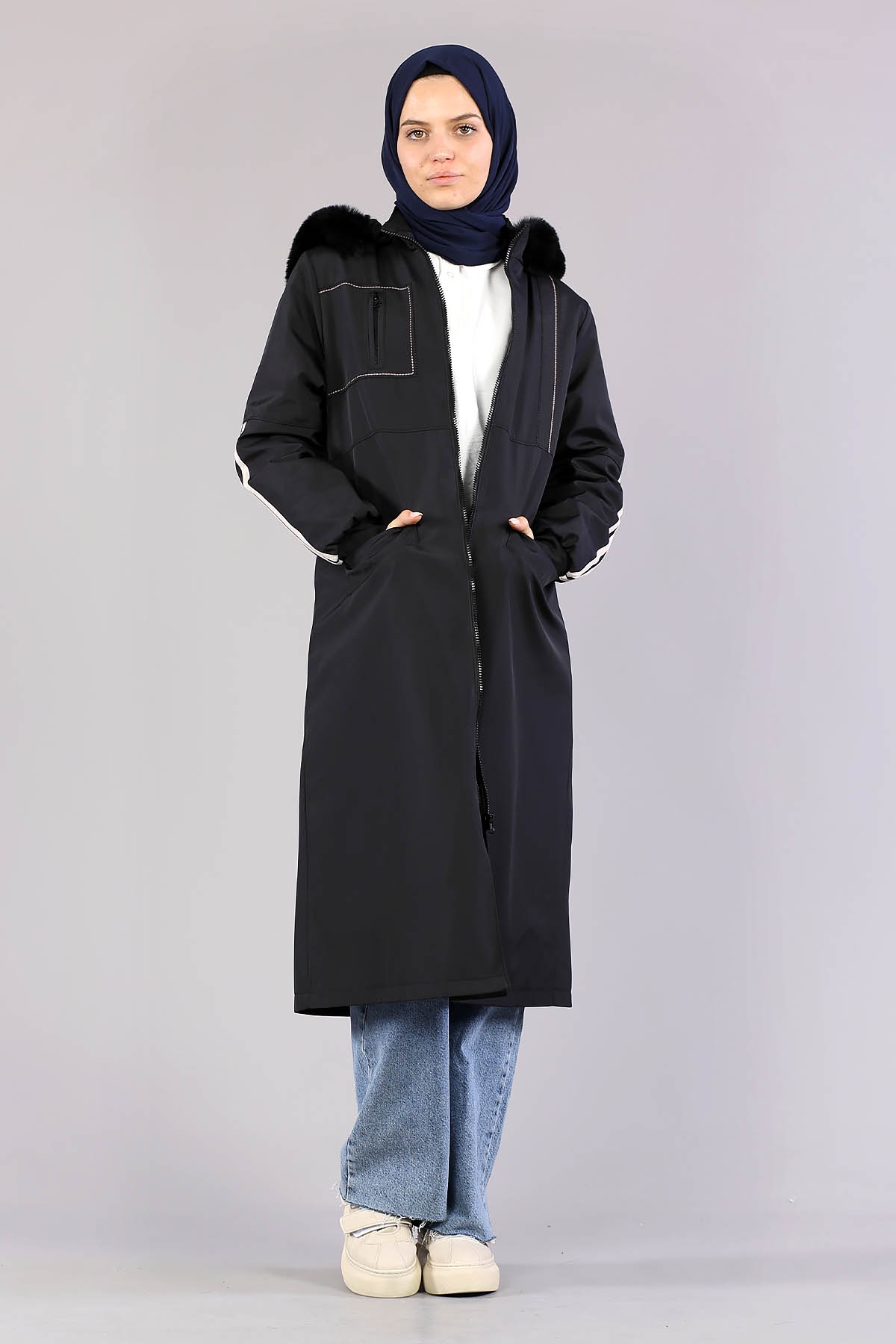 2349 Nakişli Bondit 42-48 - Siyah - 3