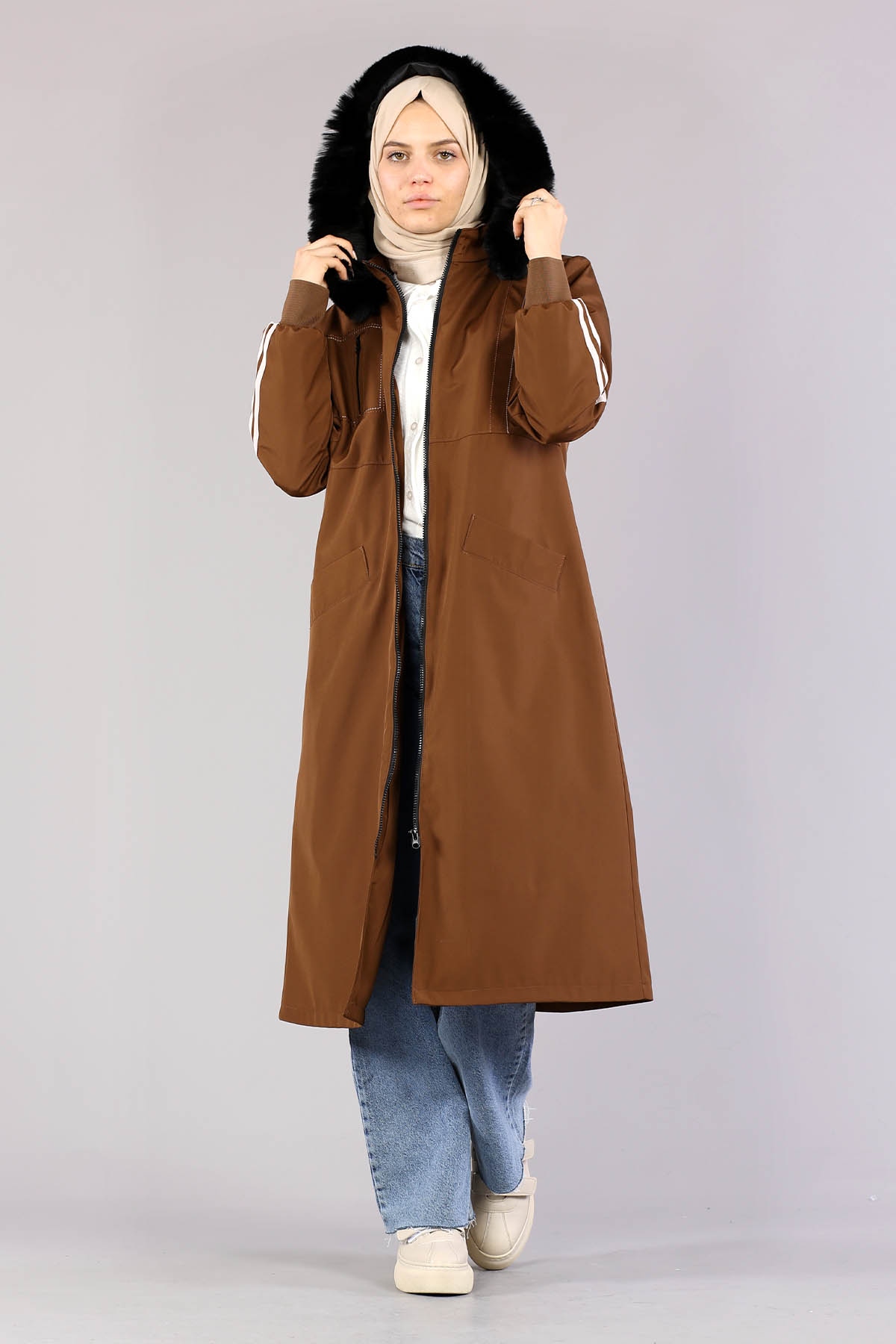 2349 Nakişli Bondit 42-48 - Taba - 2