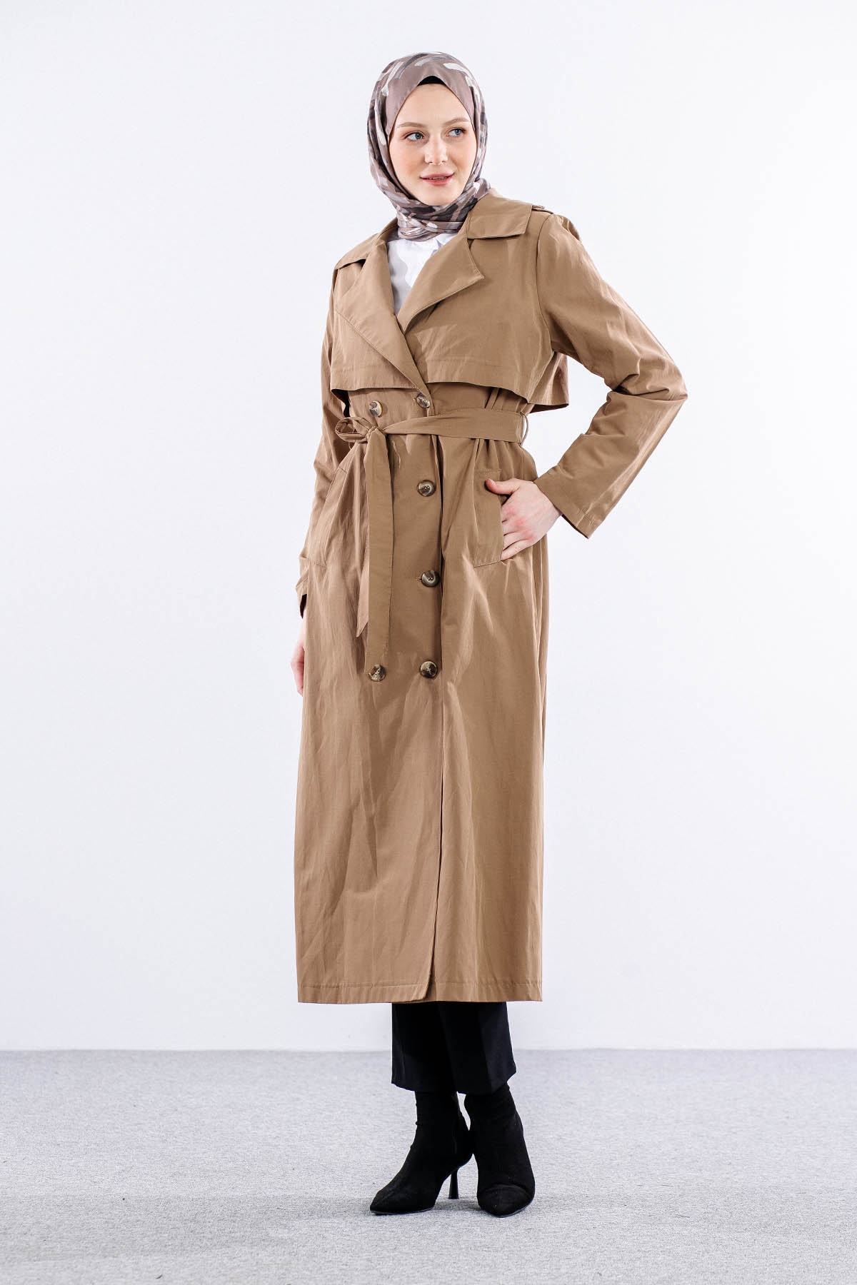 237 Trençkot 40-50 - Camel - 1