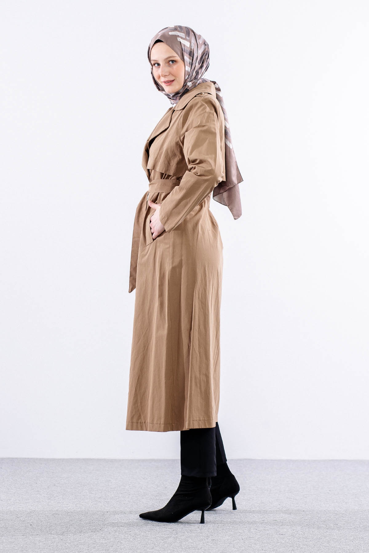 237 Trençkot 40-50 - Camel - 4