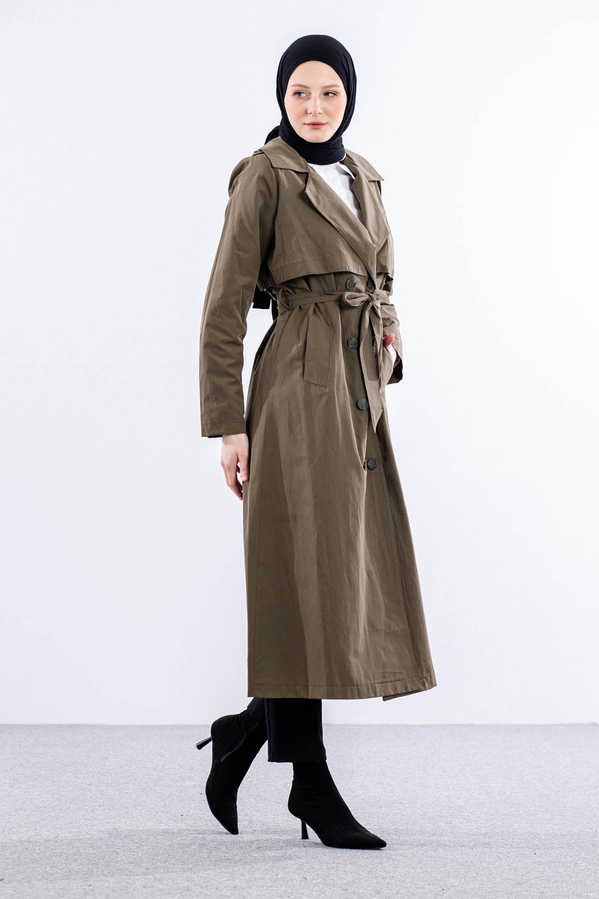 237 Trençkot 40-50 - Haki - 2