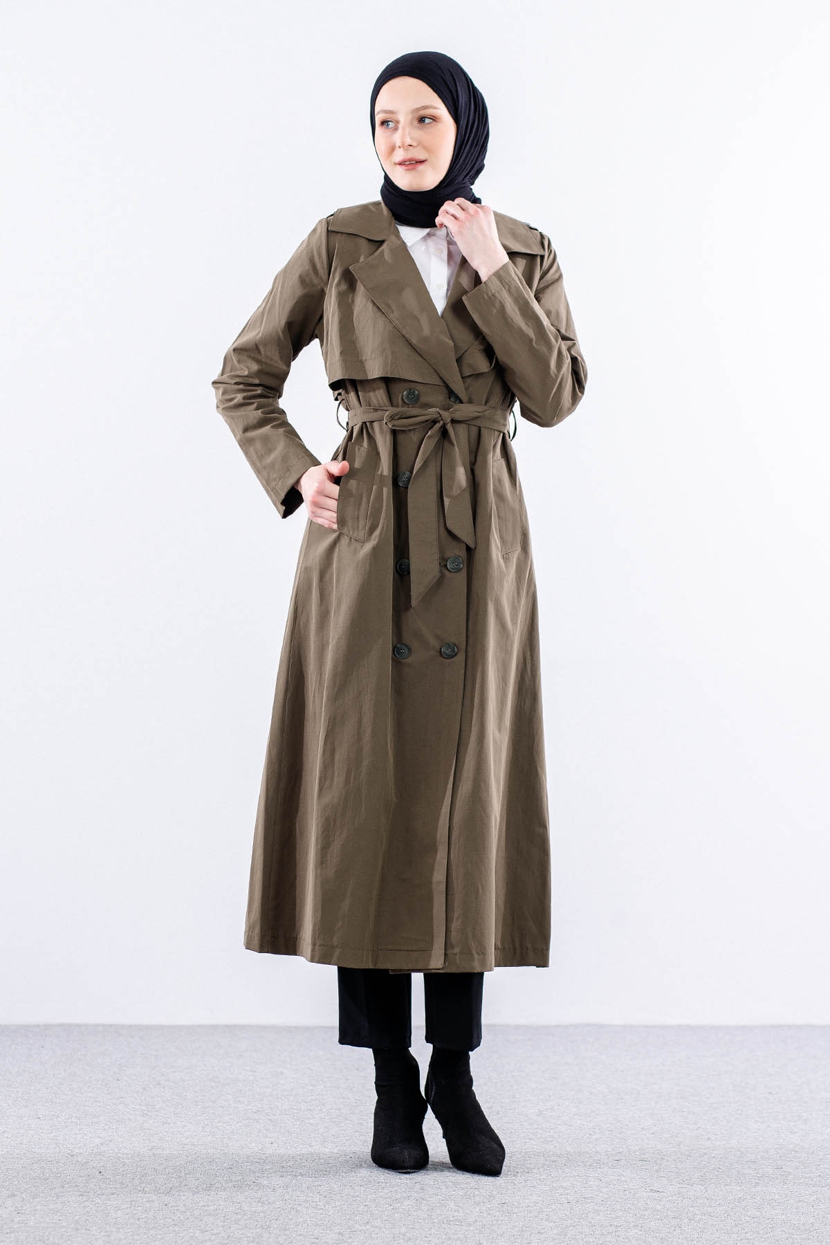 237 Trençkot 40-50 - Haki - 3