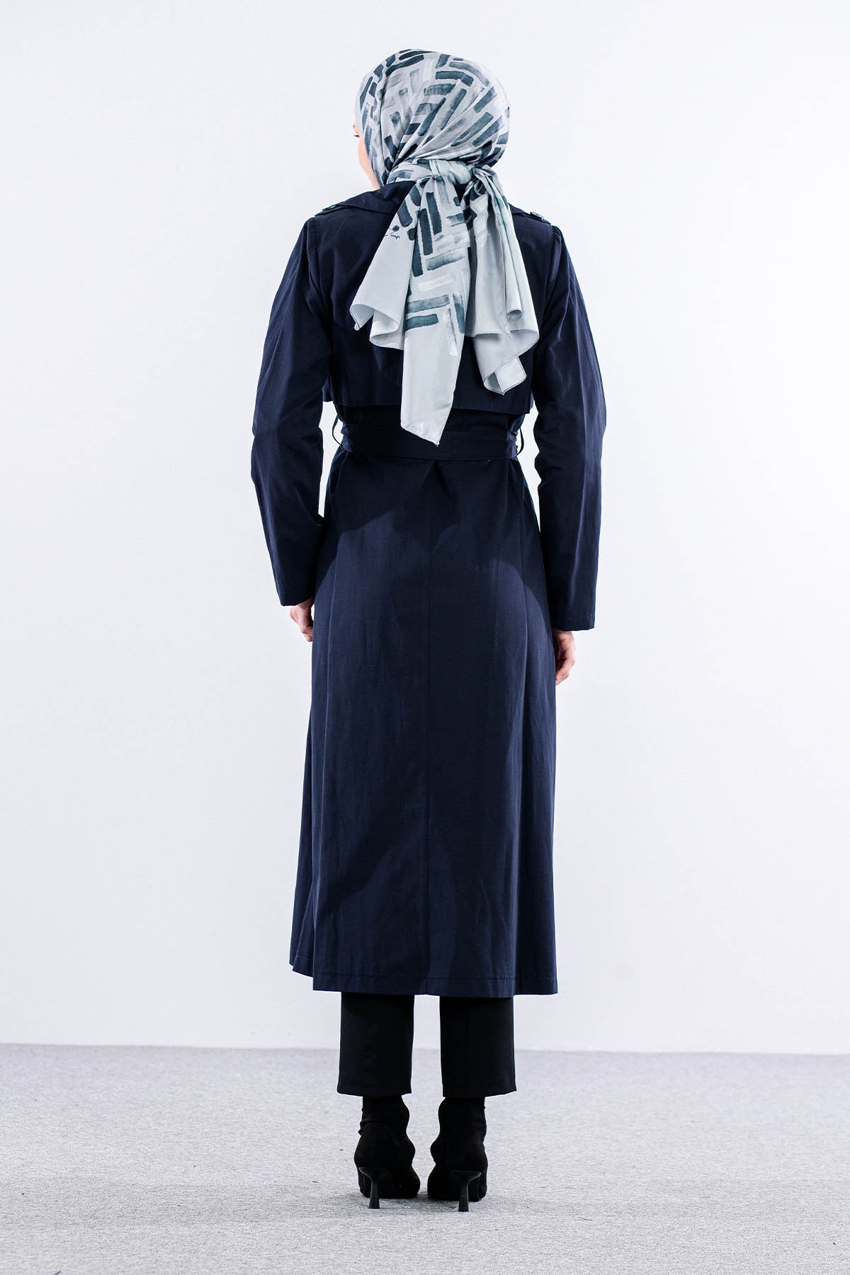 237 Trençkot 40-50 - Lacivert - 4