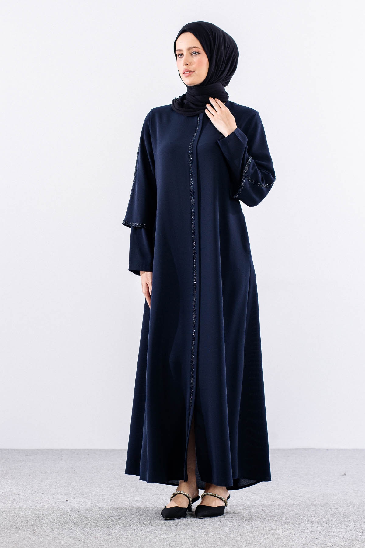 2392 Ferace 42-52 çiftkol - Lacivert - 3