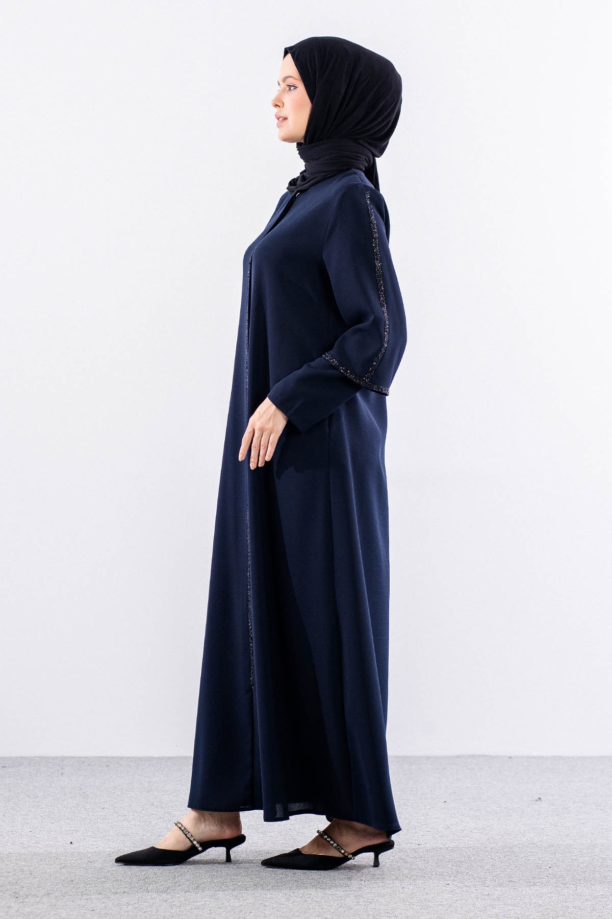 2392 Ferace 42-52 çiftkol - Lacivert - 4