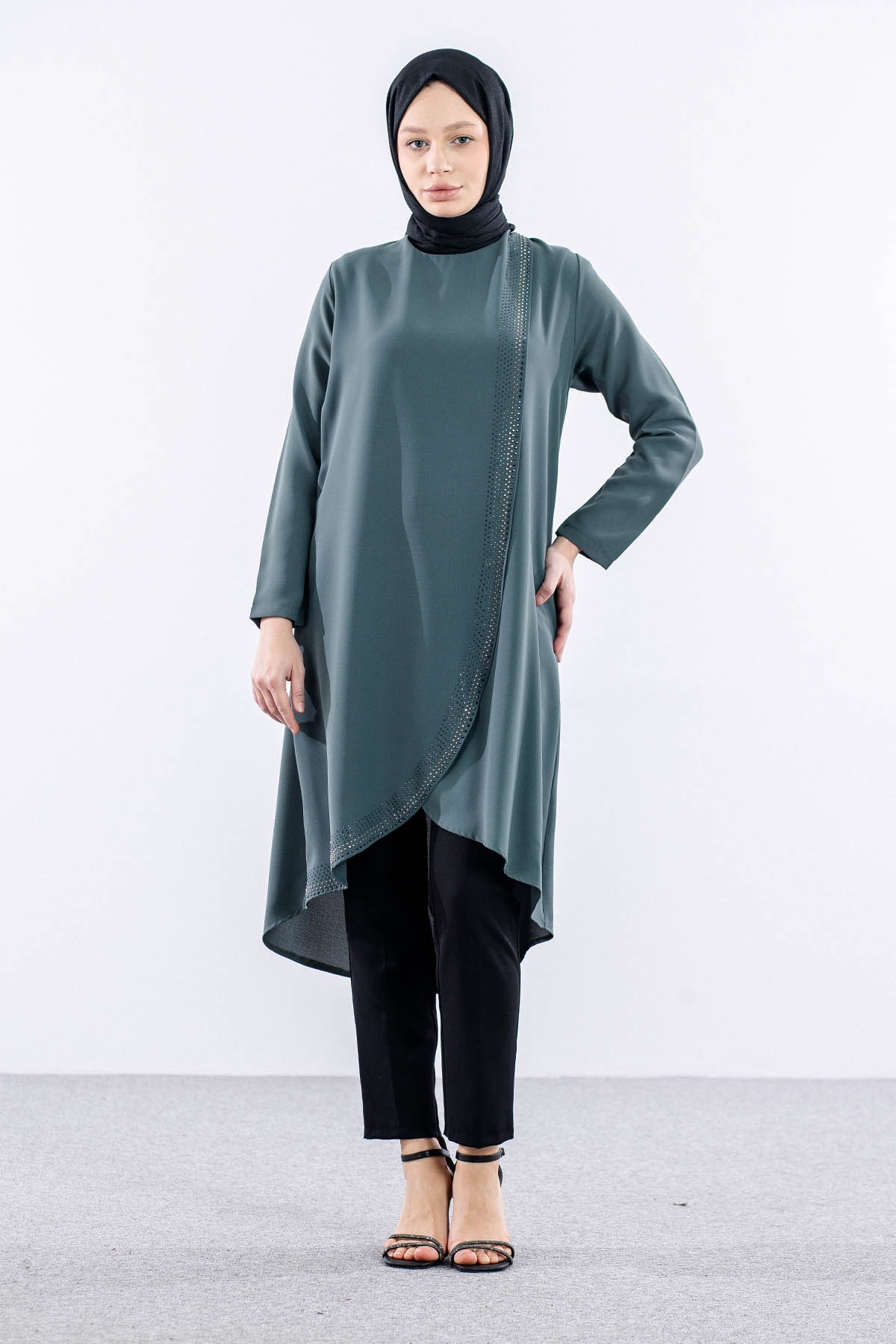 2410 Tunik 42-48 Kapak - Haki - 1