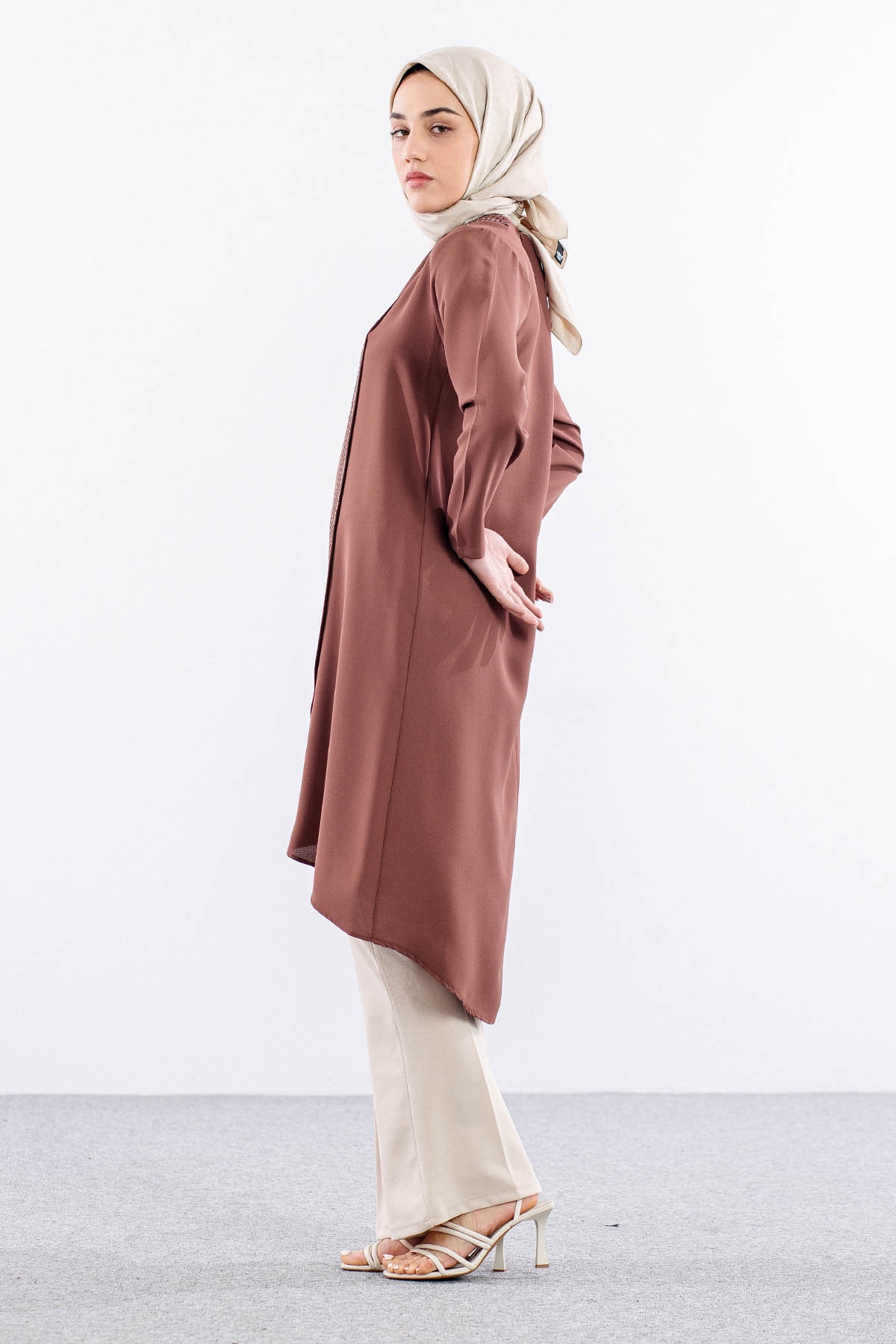 2410 Tunik 42-48 Kapak - Kiremit - 4