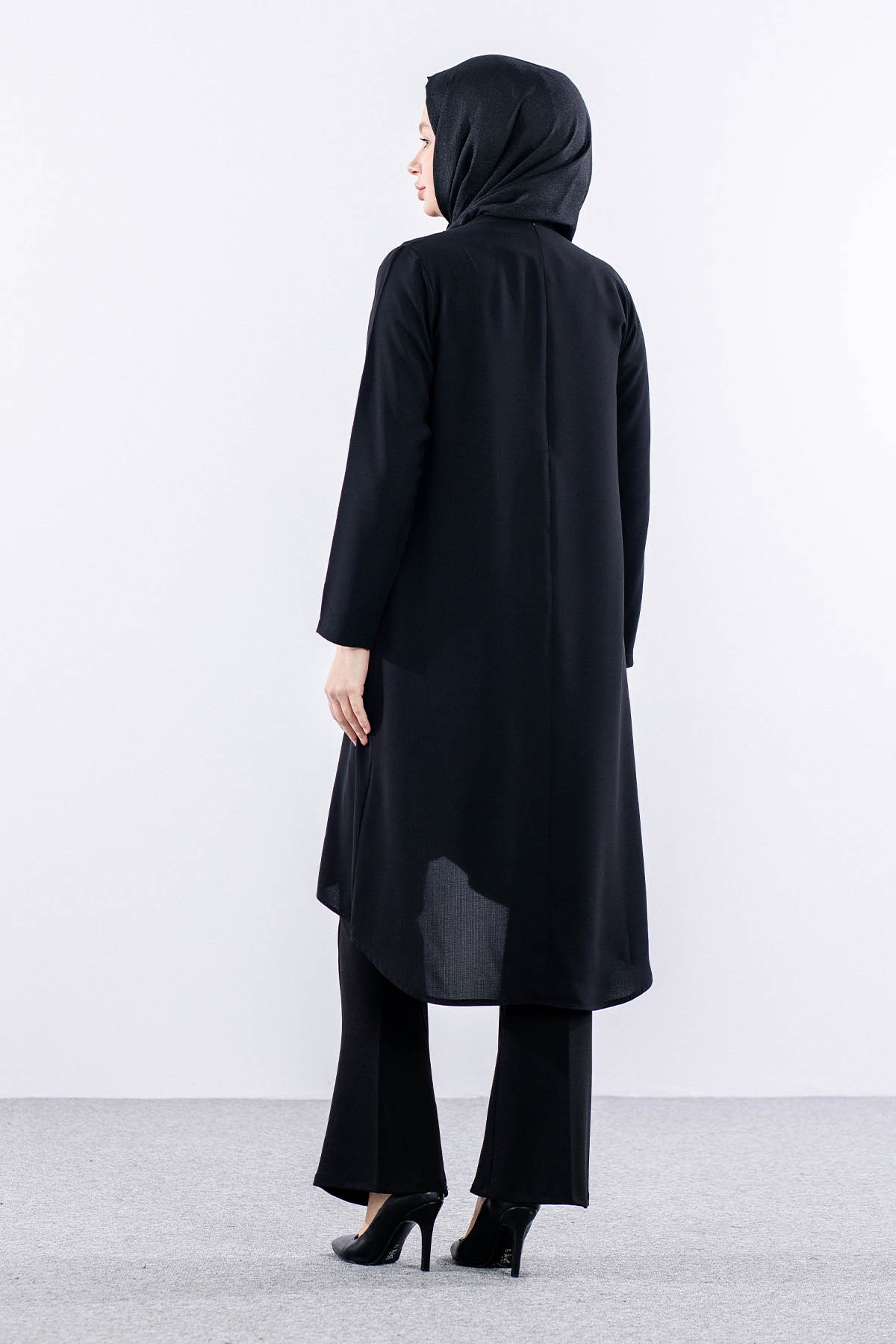 2410 Tunik 42-48 Kapak - Siyah - 5