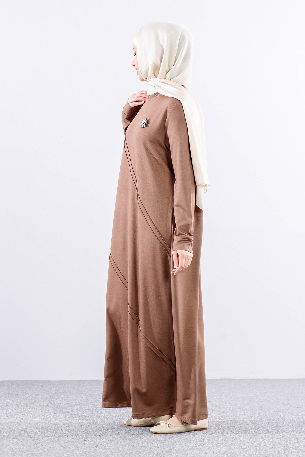 24100 Elbise 44-46-48 - S_kahve - - 3