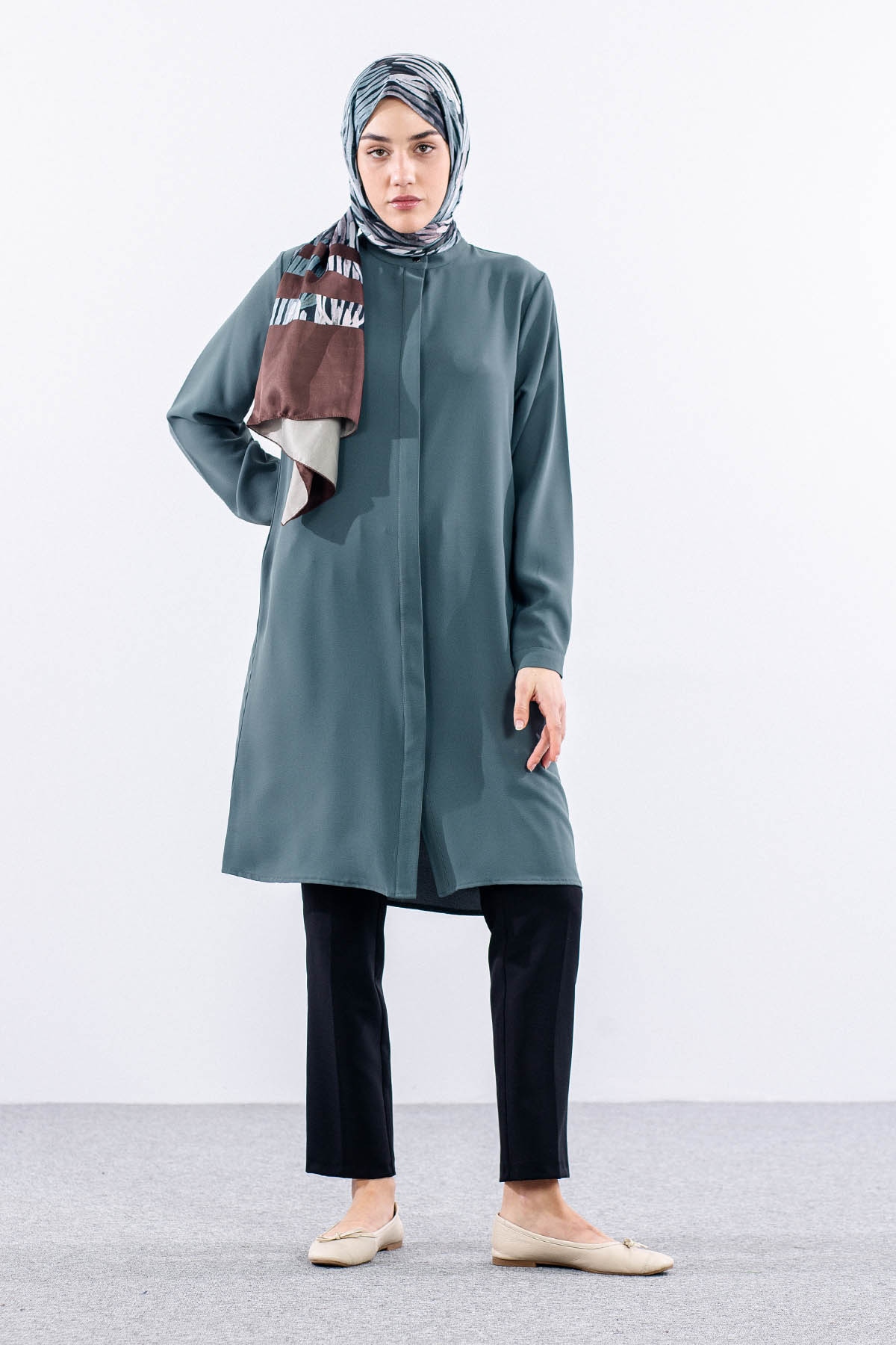 2411 Tunik 42-48 Hakımyk - Haki - 2