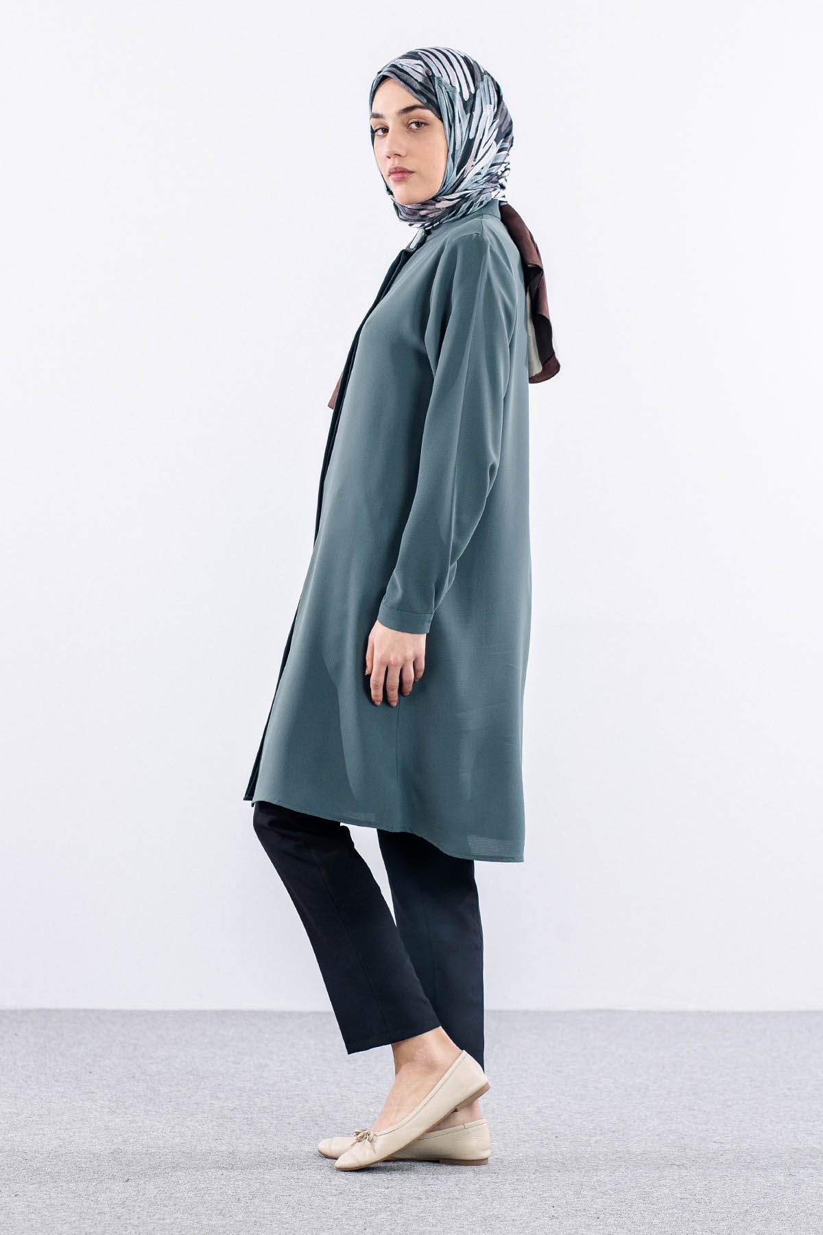 2411 Tunik 42-48 Hakımyk - Haki - 4