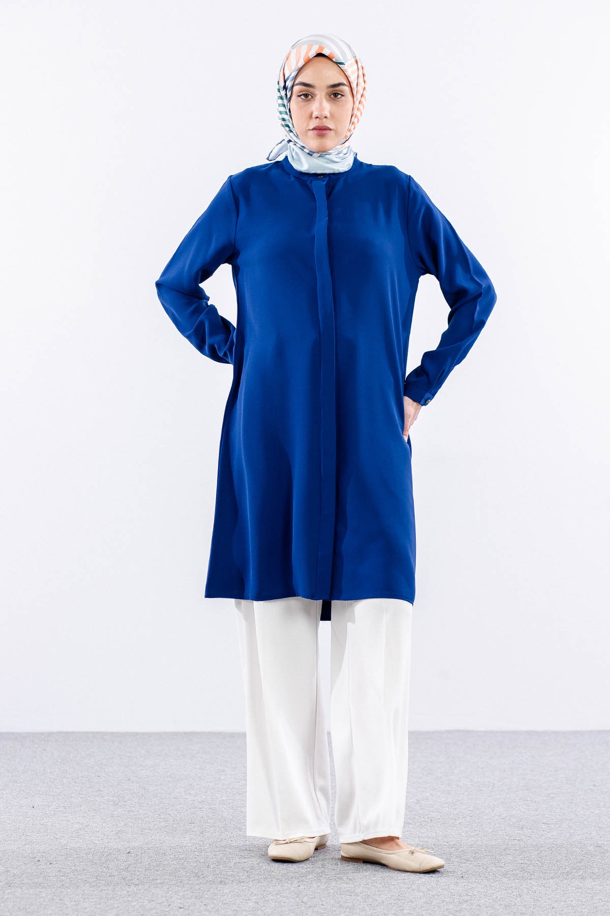 2411 Tunik 42-48 Hakımyk - Sax - 1