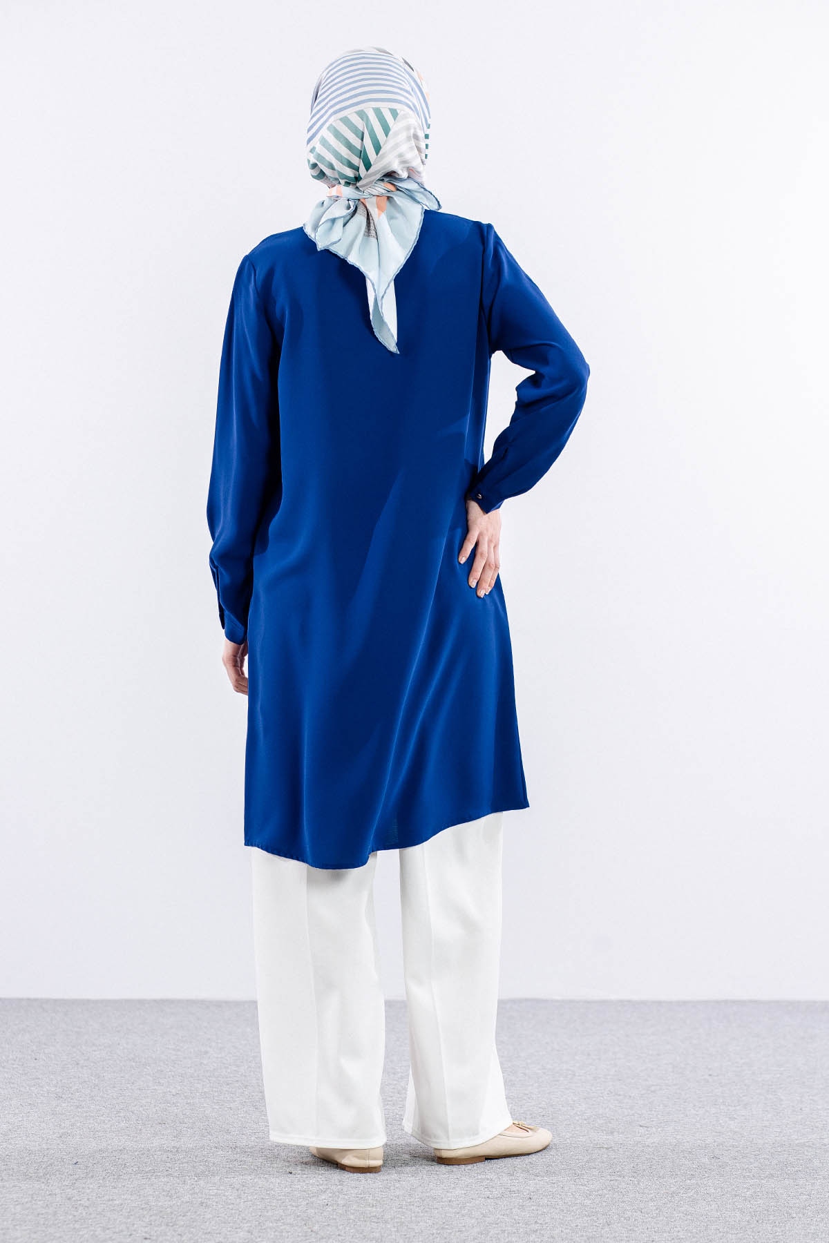 2411 Tunik 42-48 Hakımyk - Sax - 5