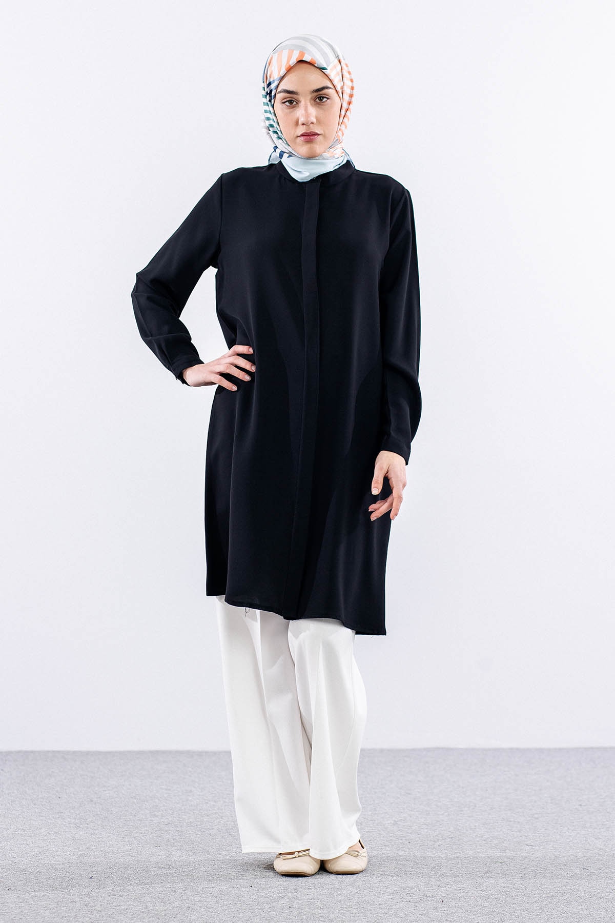 2411 Tunik 42-48 Hakımyk - Siyah - 2